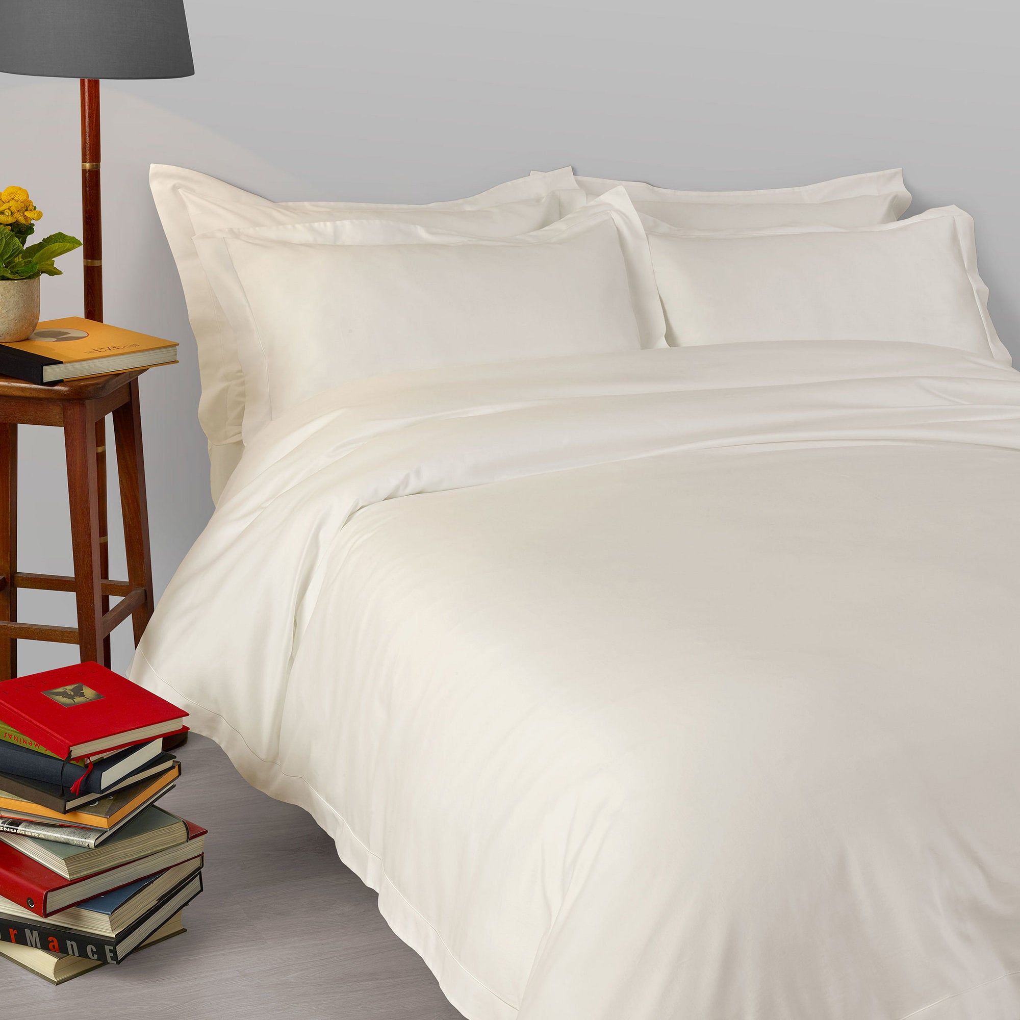 Suave 100% Egyptian Cotton Sateen King Fitted Sheet