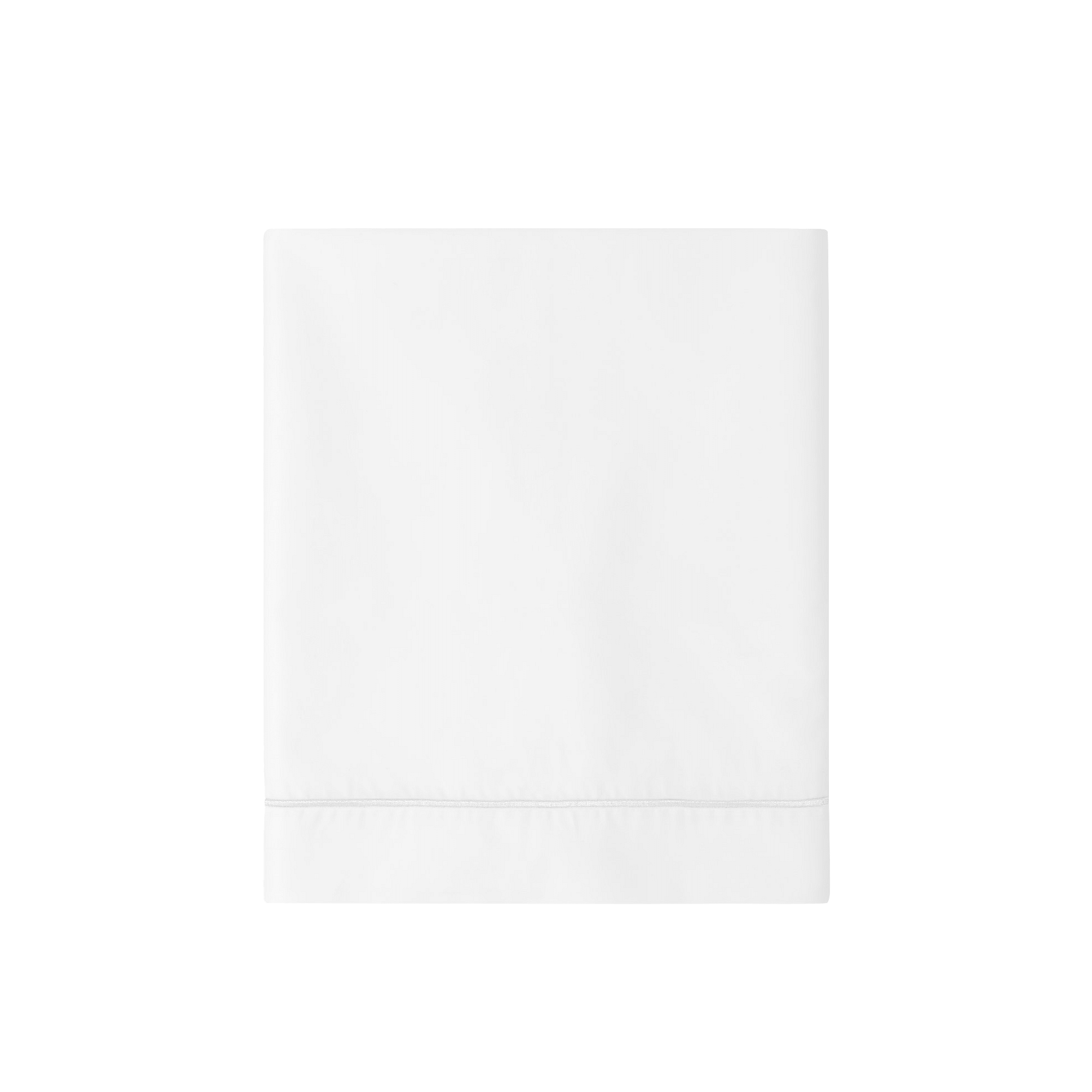 Dalia 100% Egyptian Cotton Sateen King Flat Sheet