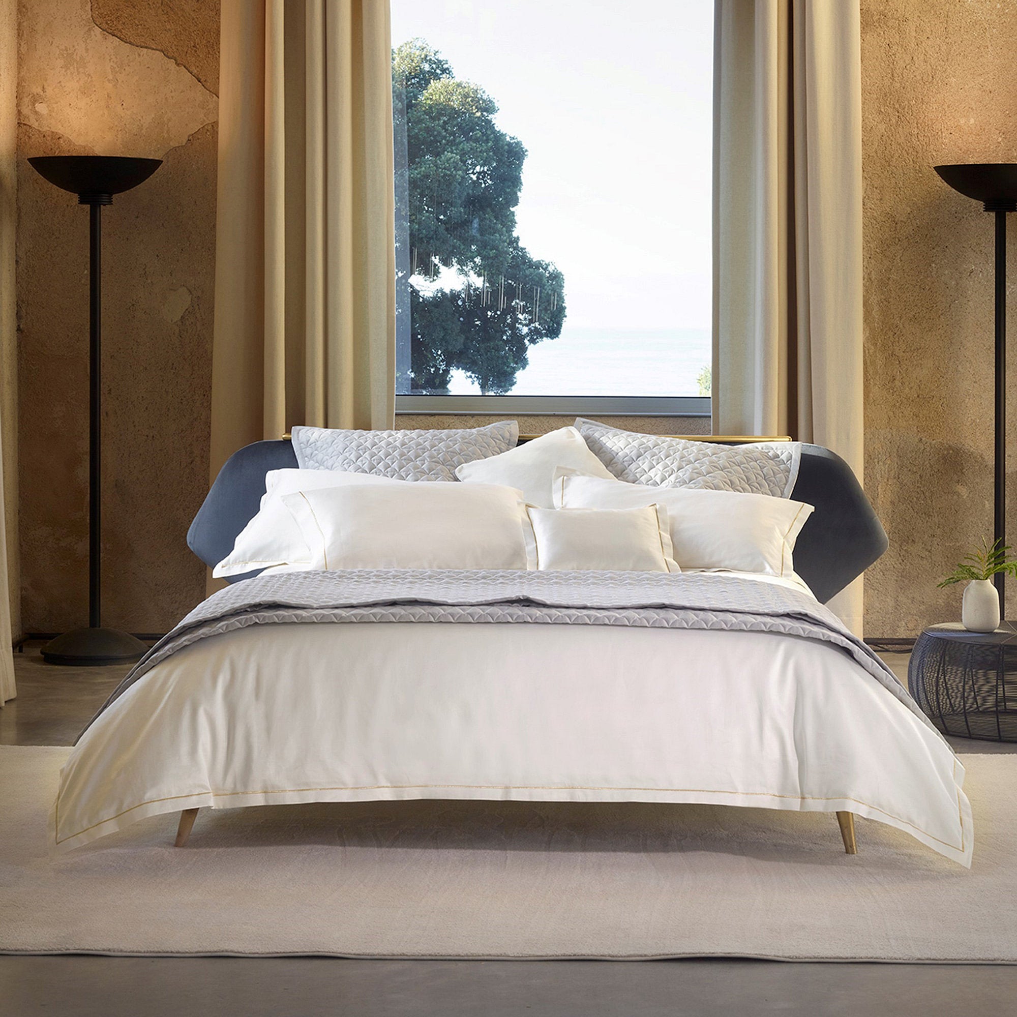 Dalia 100% Egyptian Cotton Sateen King Duvet Cover