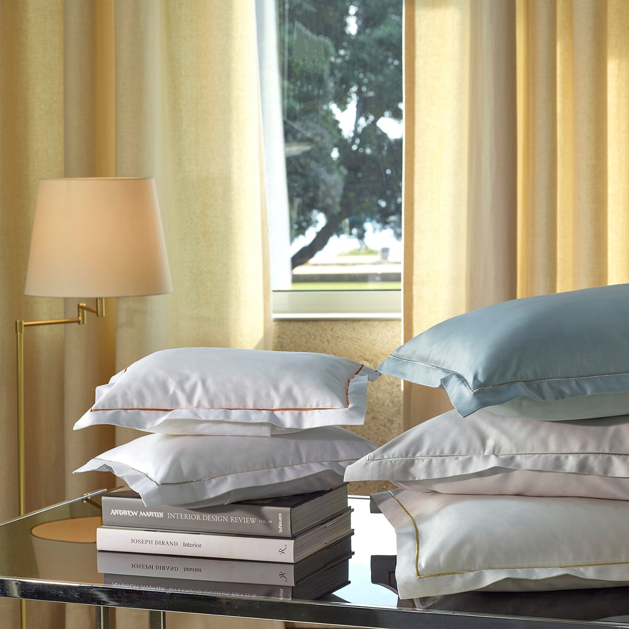 Dalia 100% Egyptian Cotton Sateen King Fitted Sheet