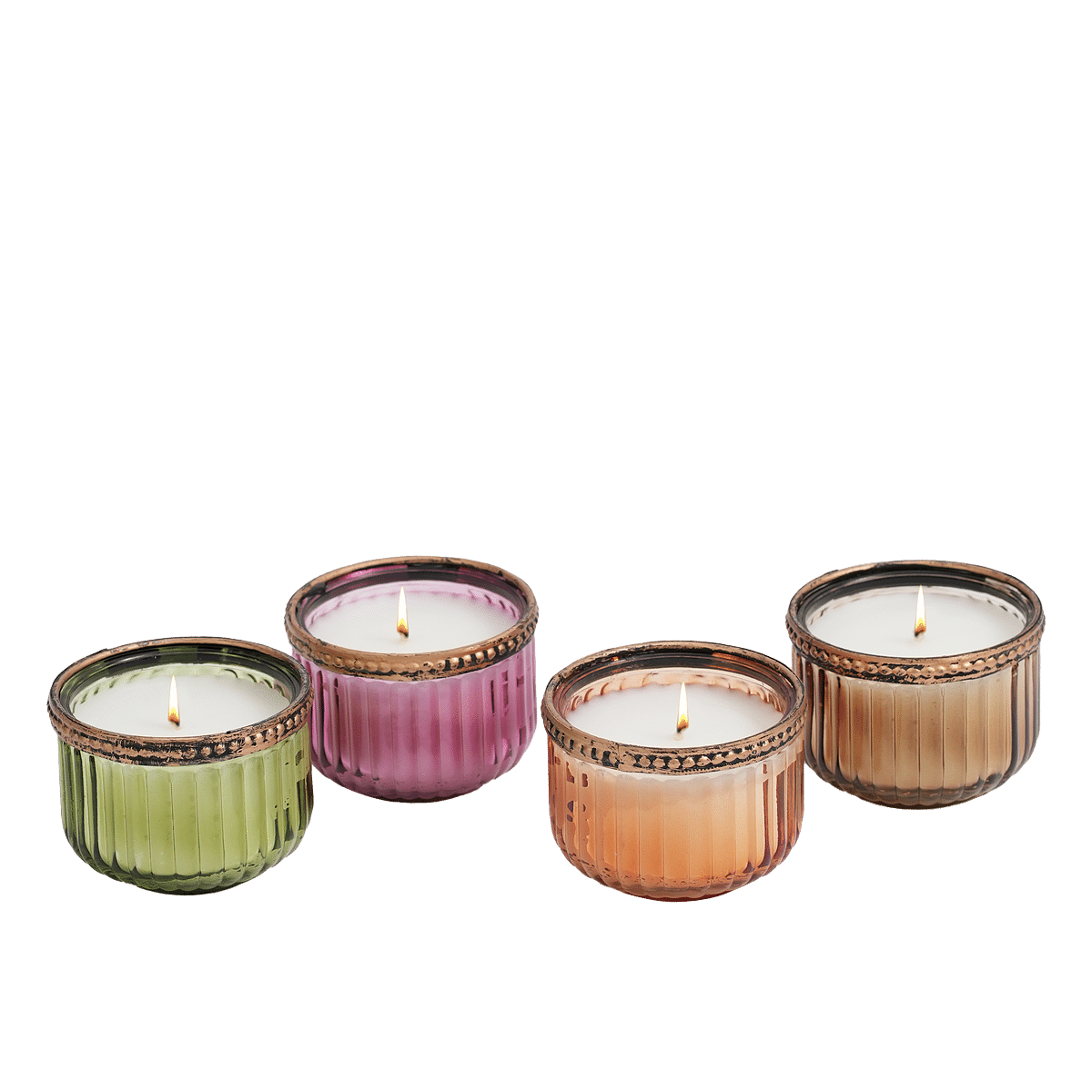 Peony Blush Diya S/4