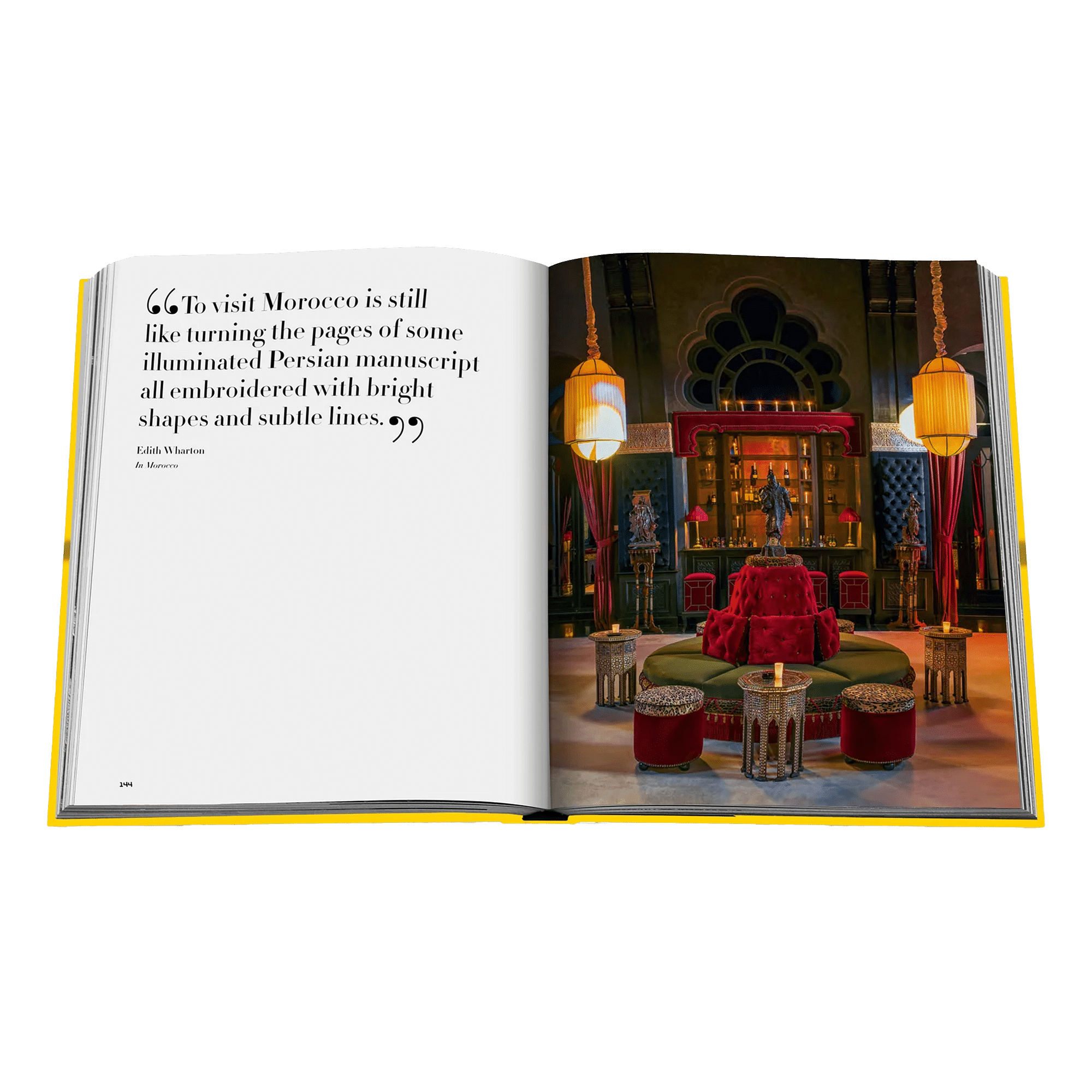 Orientalism Style Coffee Table Book