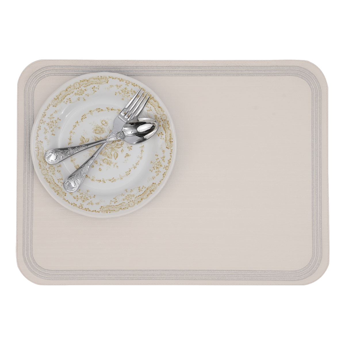 Silk 3 Lines Embroided Placemat