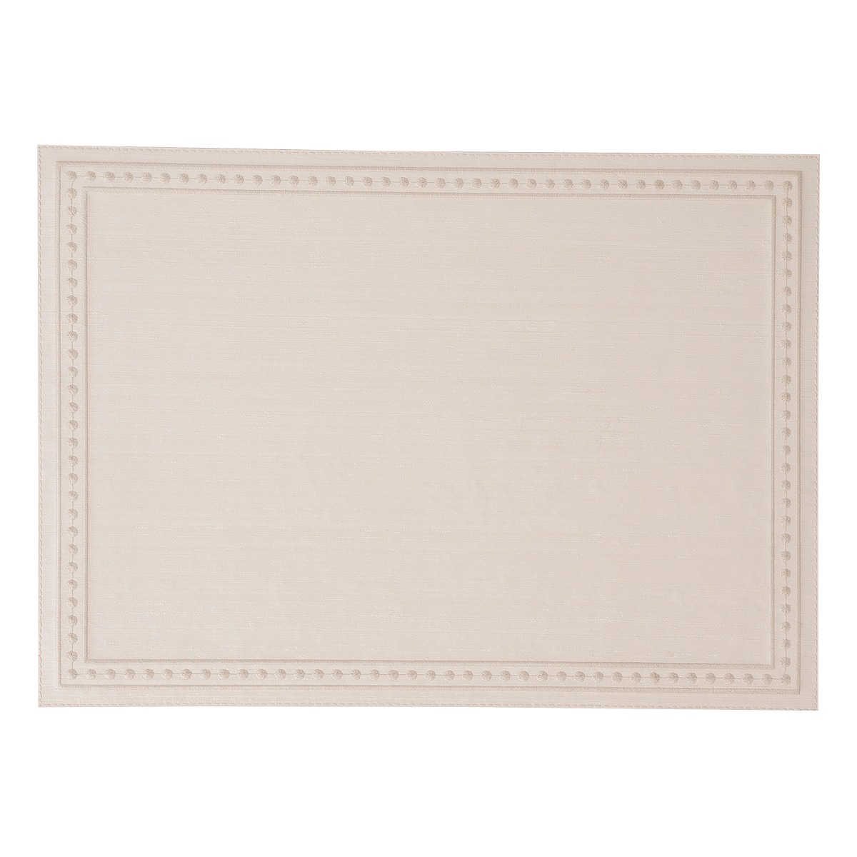 Silk Line Dot Embroided Placemat