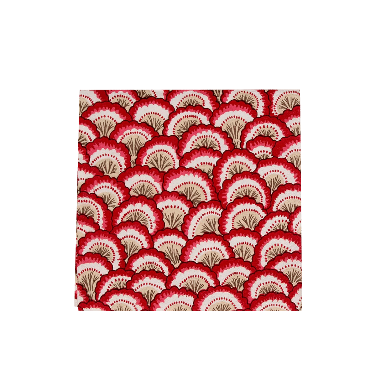 Pontchartrain Scallop Paper Napkins Blue S/20