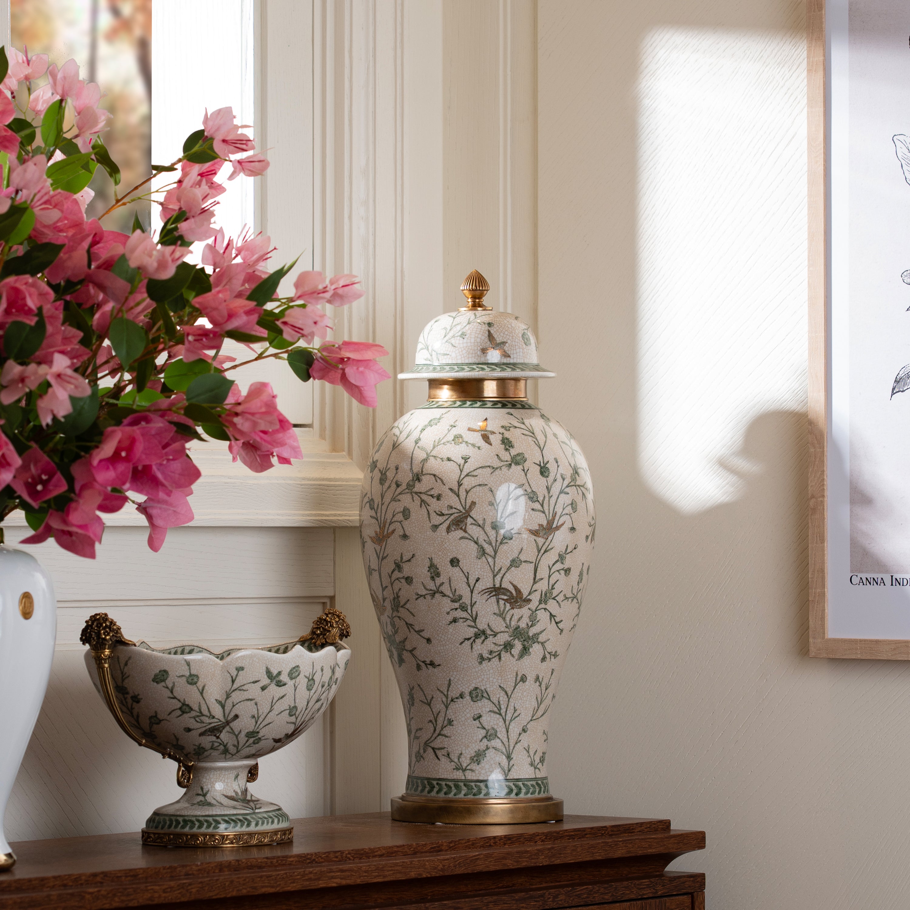 Elegant Eden Ginger Jar H55 cm