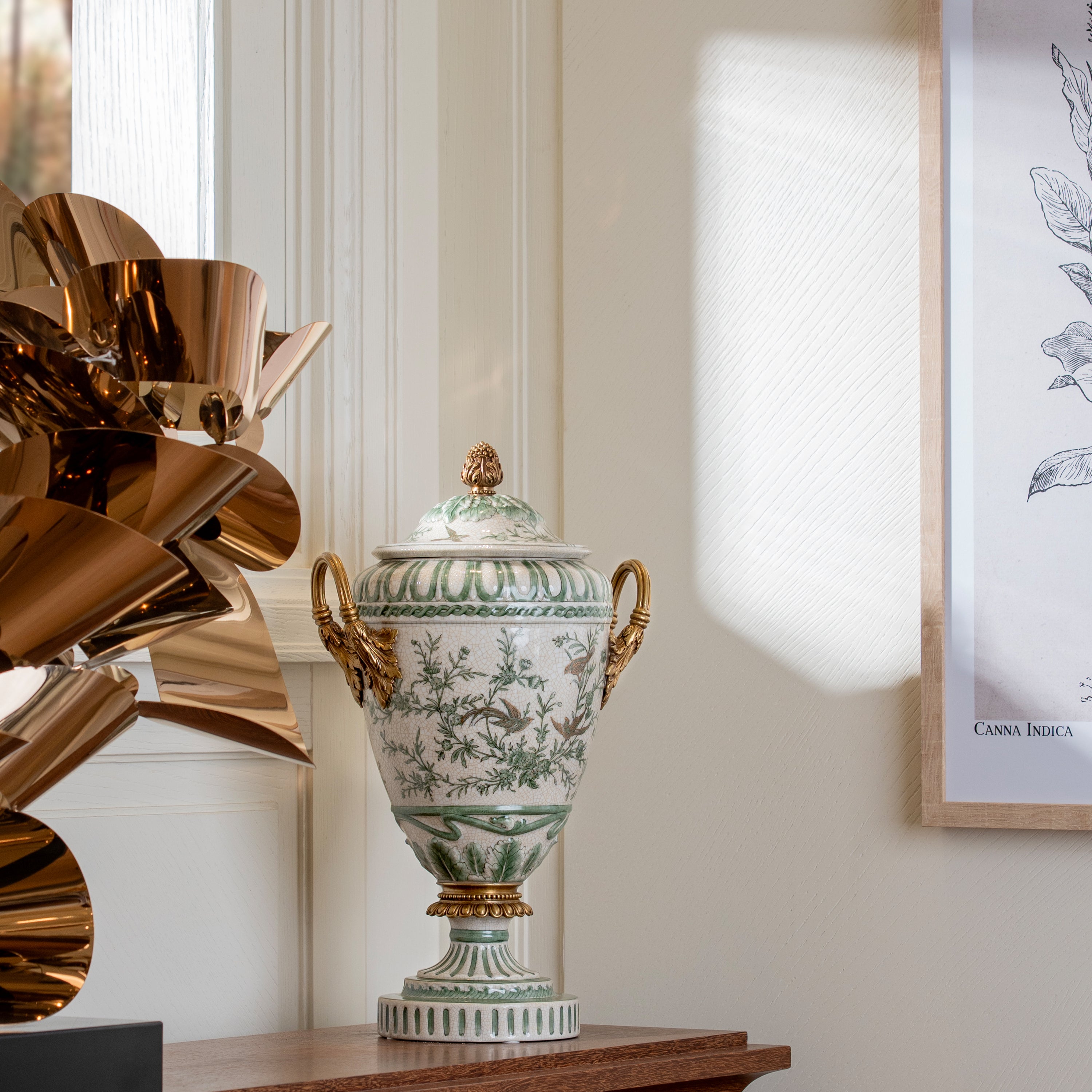 Elegant Eden Ginger Jar H46 cm