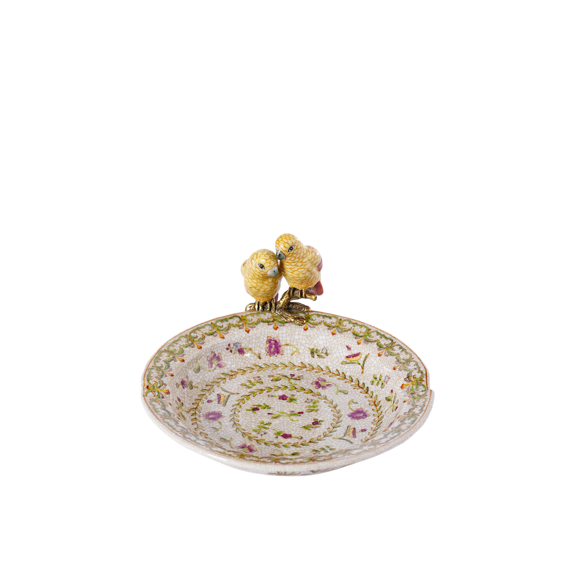 Elegant Eden Rosa Round Centerpiece Bowl