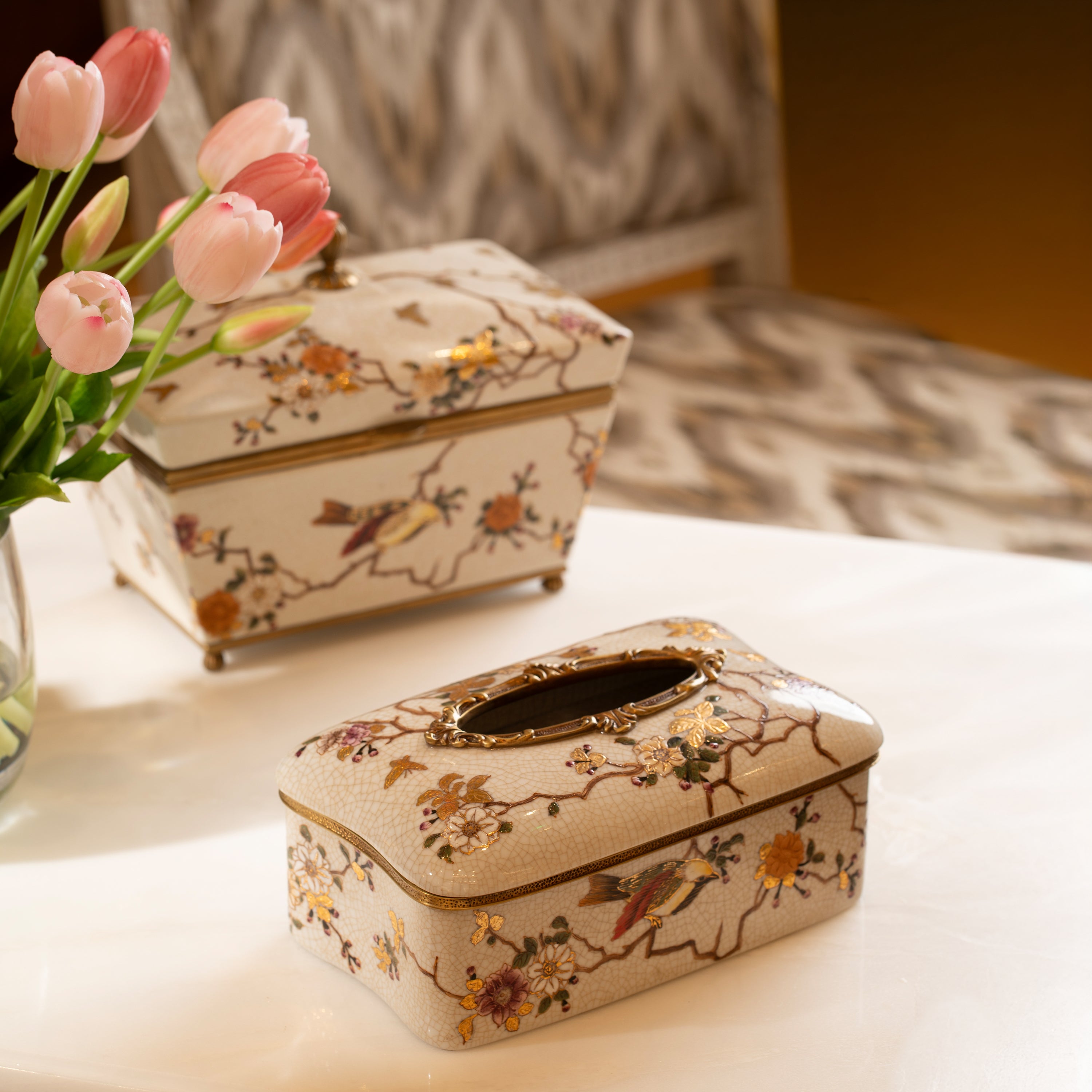 Elegant Eden Aves Tissue Box