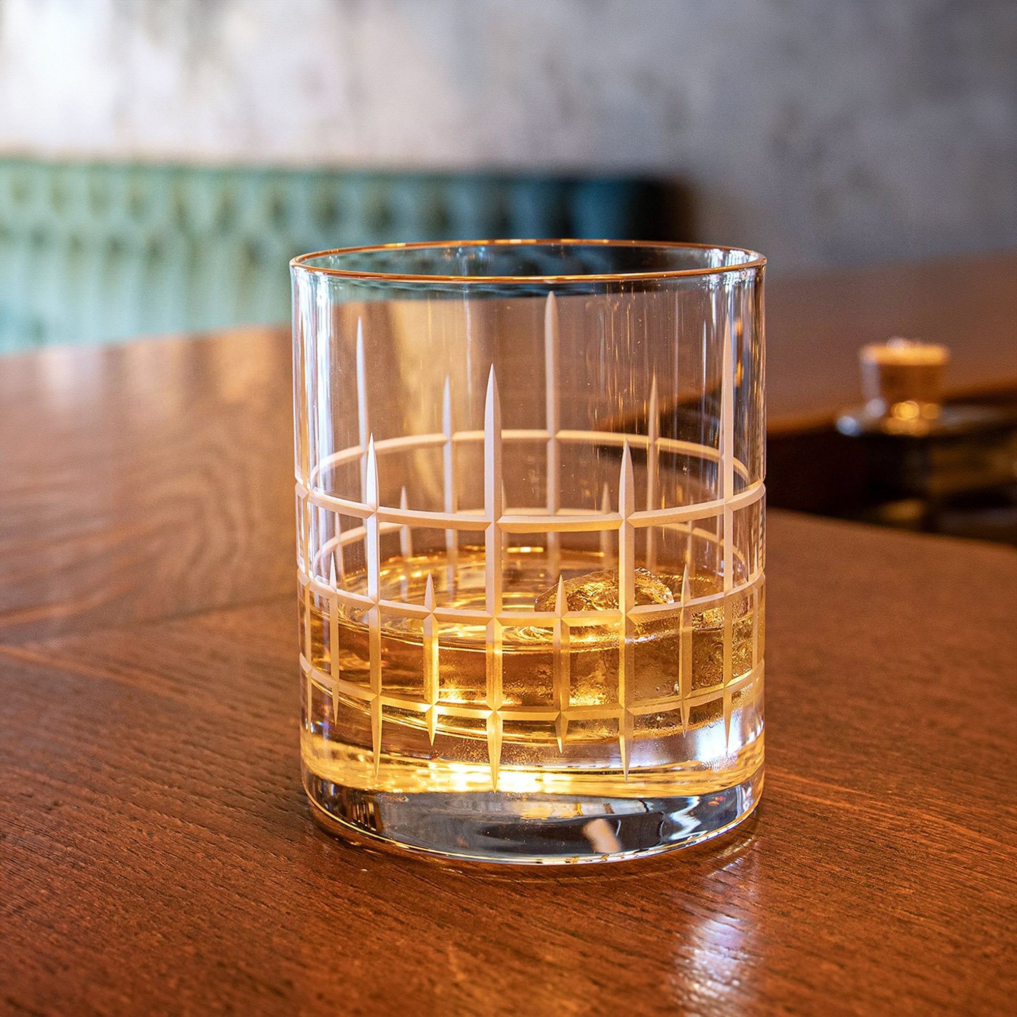 New York Bar Manhattan Double Old Fashioned Glass