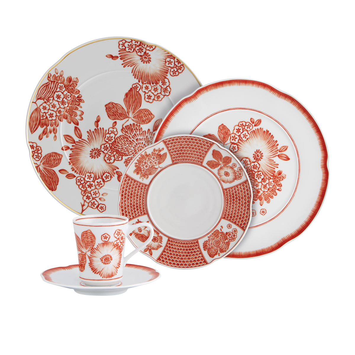 Coralina Coffee Cup and Saucer