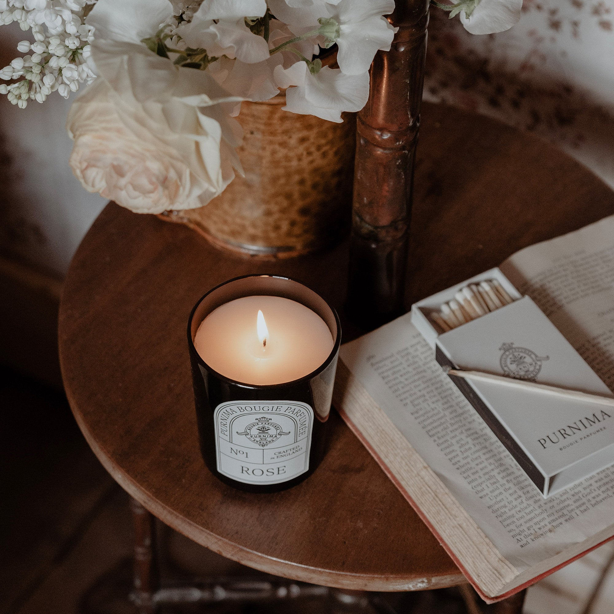 Rose Scented Candle