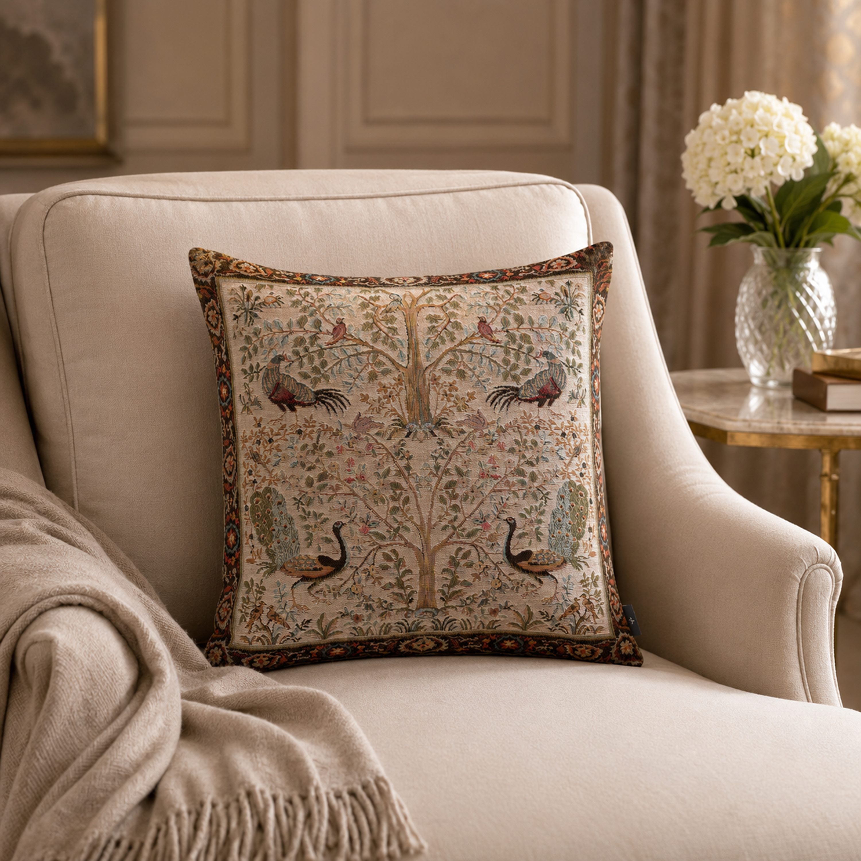 Tree Tapestry Cushion Cover