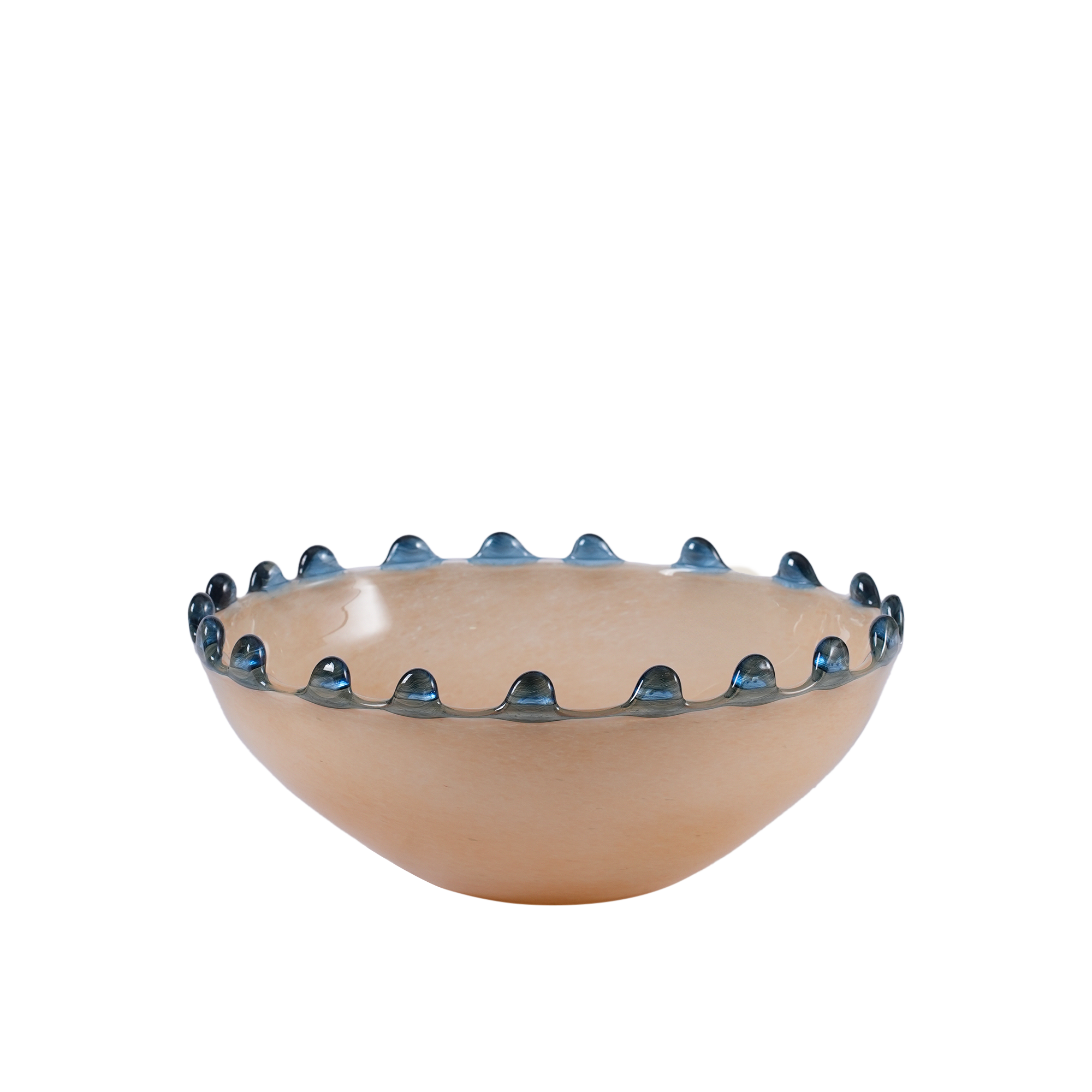 Wave Centerpiece Bowl Bisque