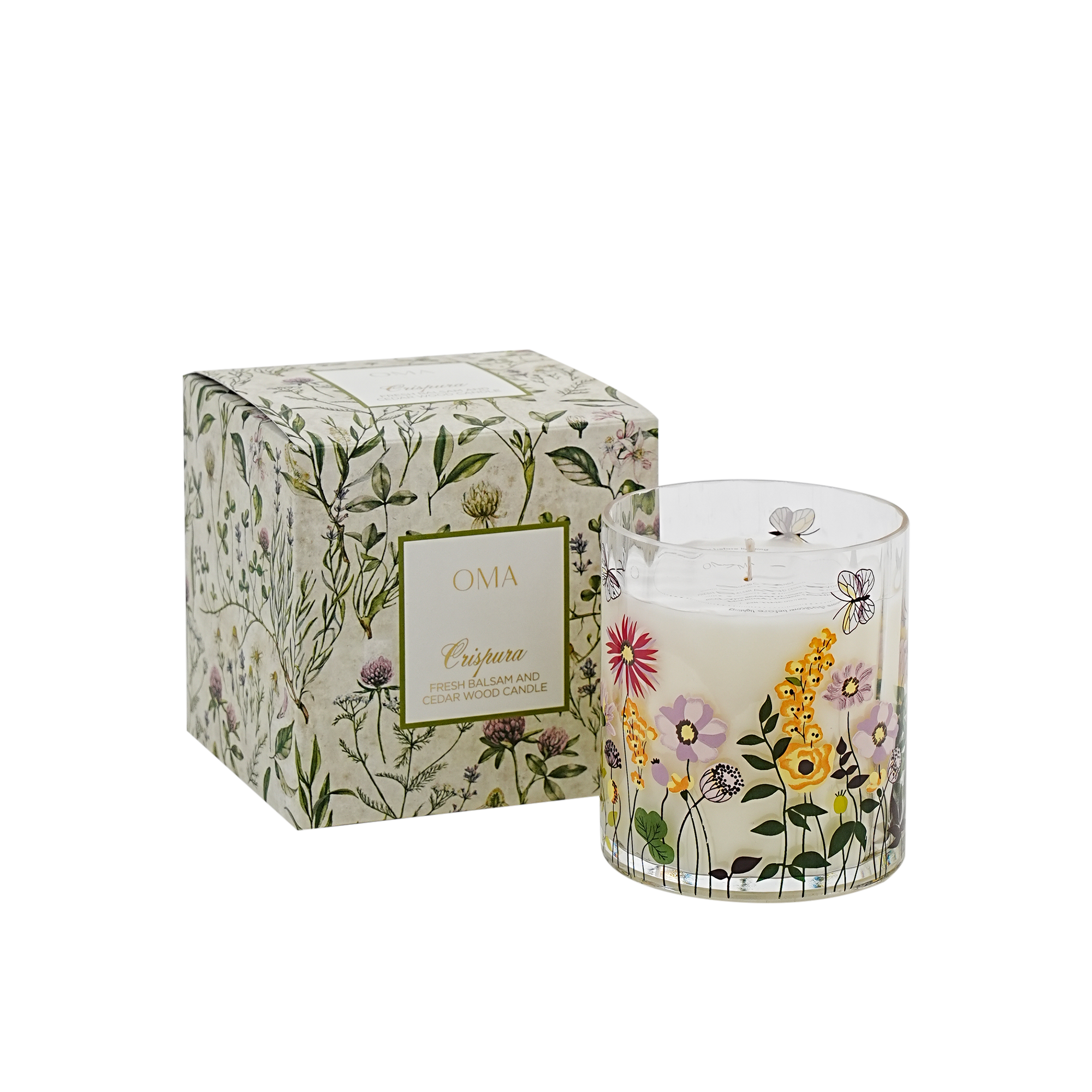 Crispura Fresh Balsam and Cedar Wood Candle