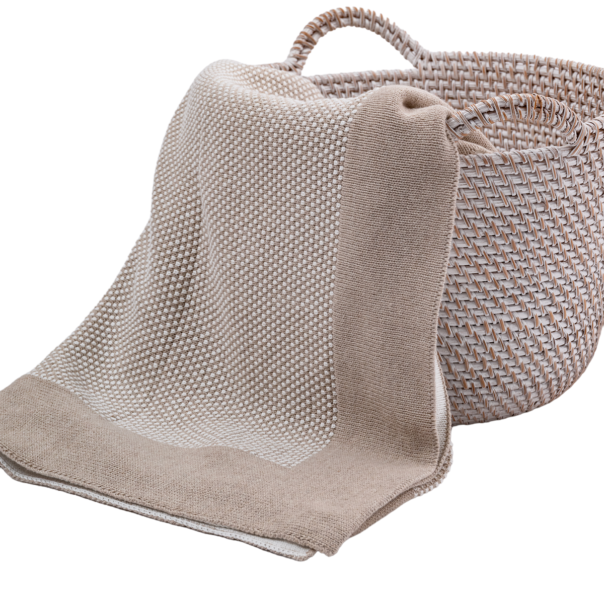 Fable100% Cotton Knitted Throw