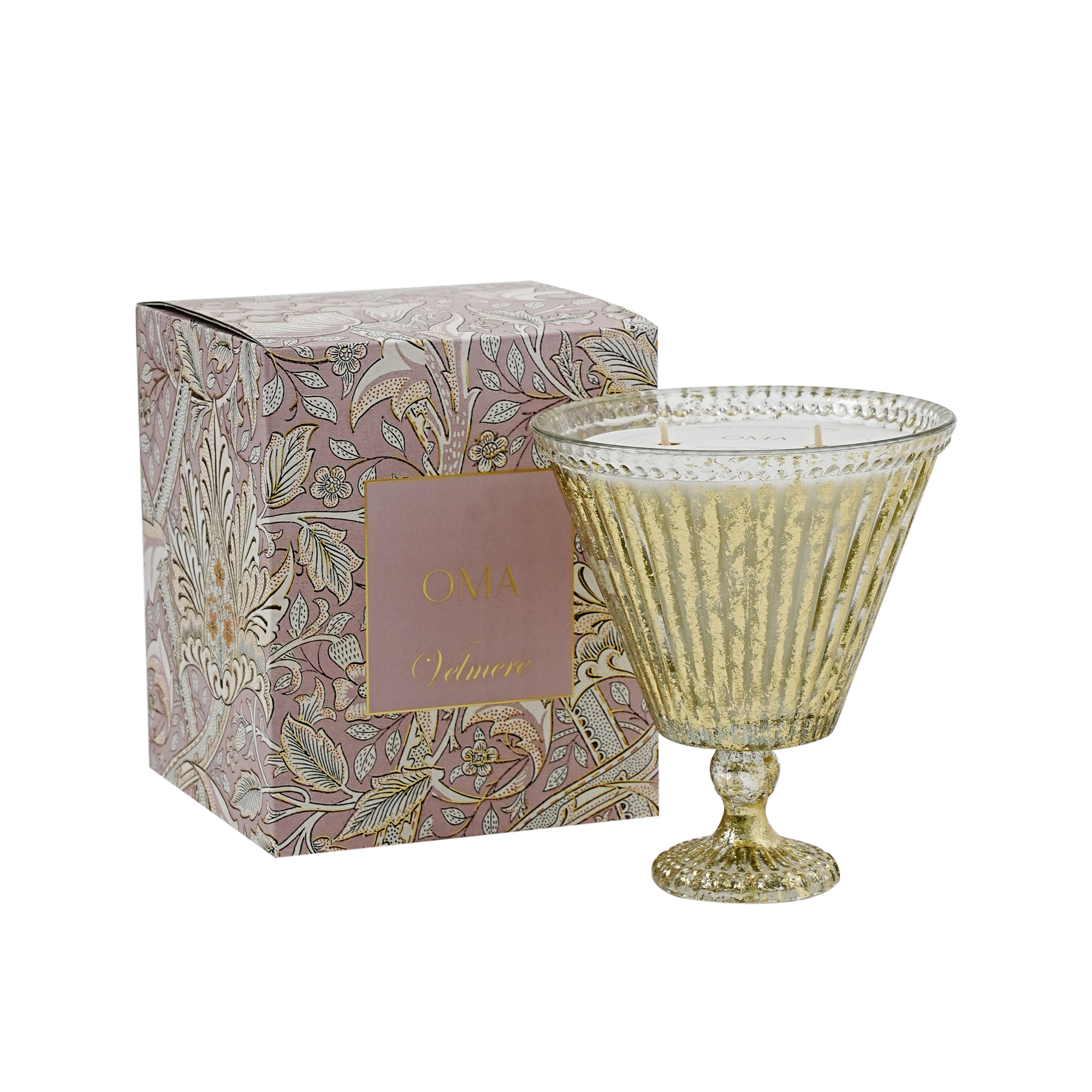 Pedestal Sol Tobac Candle H16.5 cm