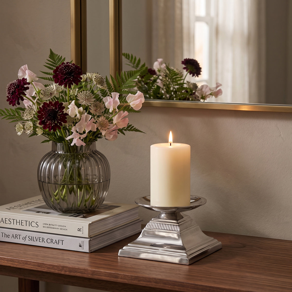 Salvo Pillar Candle Holder