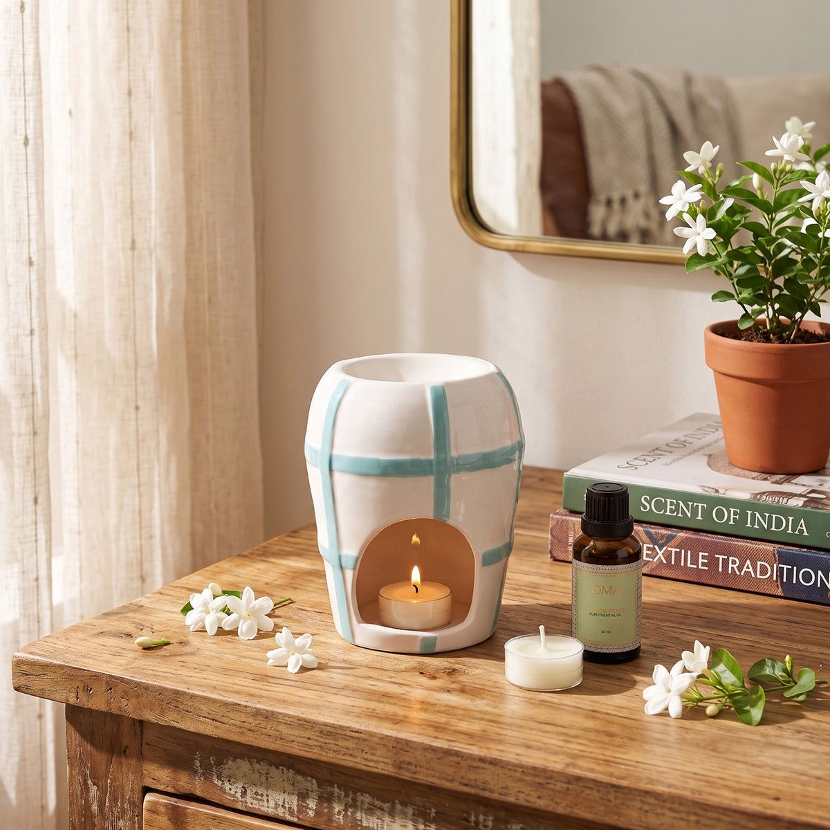 Aetheris Madurai Jasmine T-Light Burner