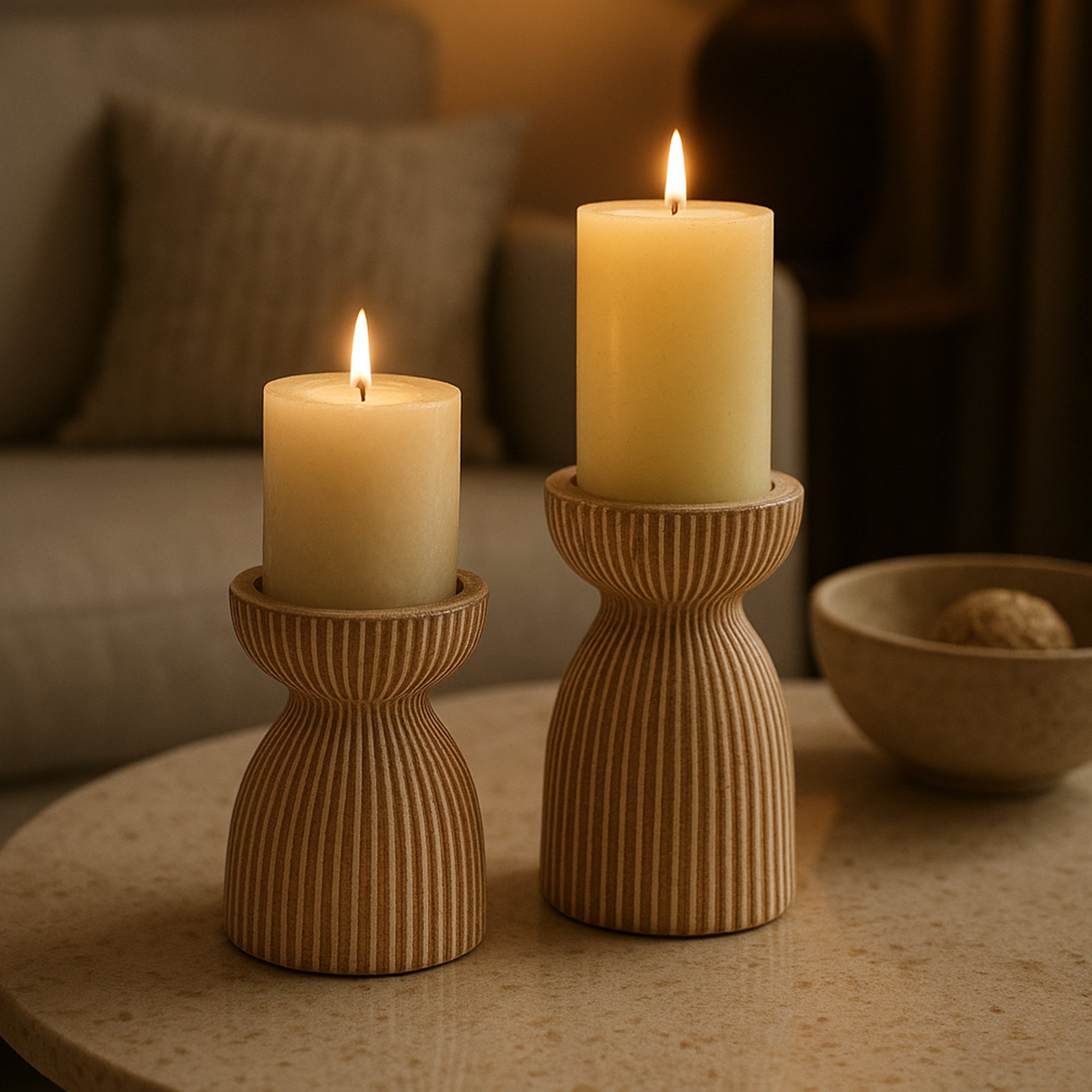 Forma Pillar Candle Holder