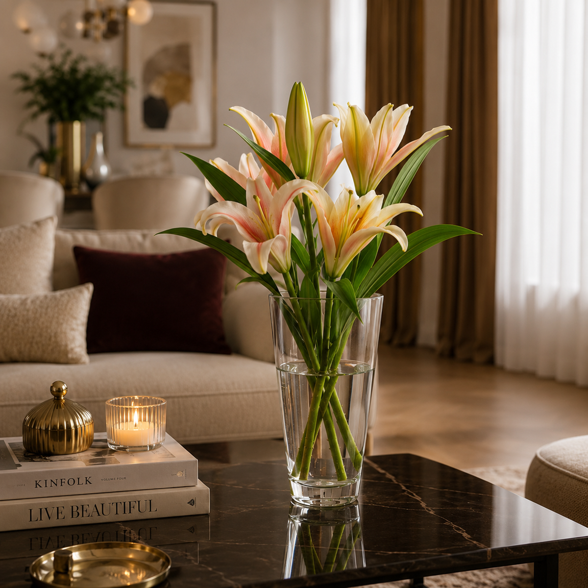 Lily Stem L95 cm