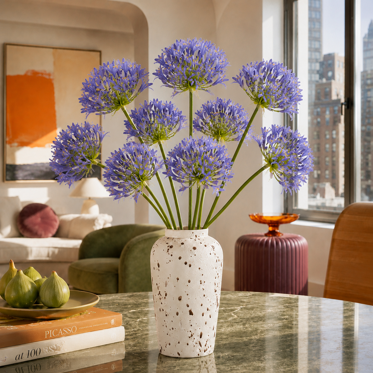 Agapanthus Stem L107 cm