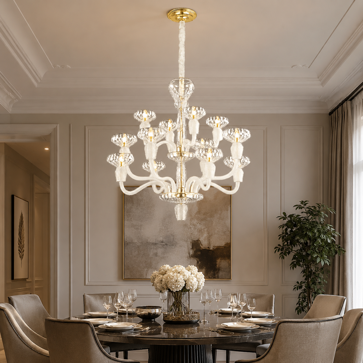 Vesper Chandelier H 95 cm