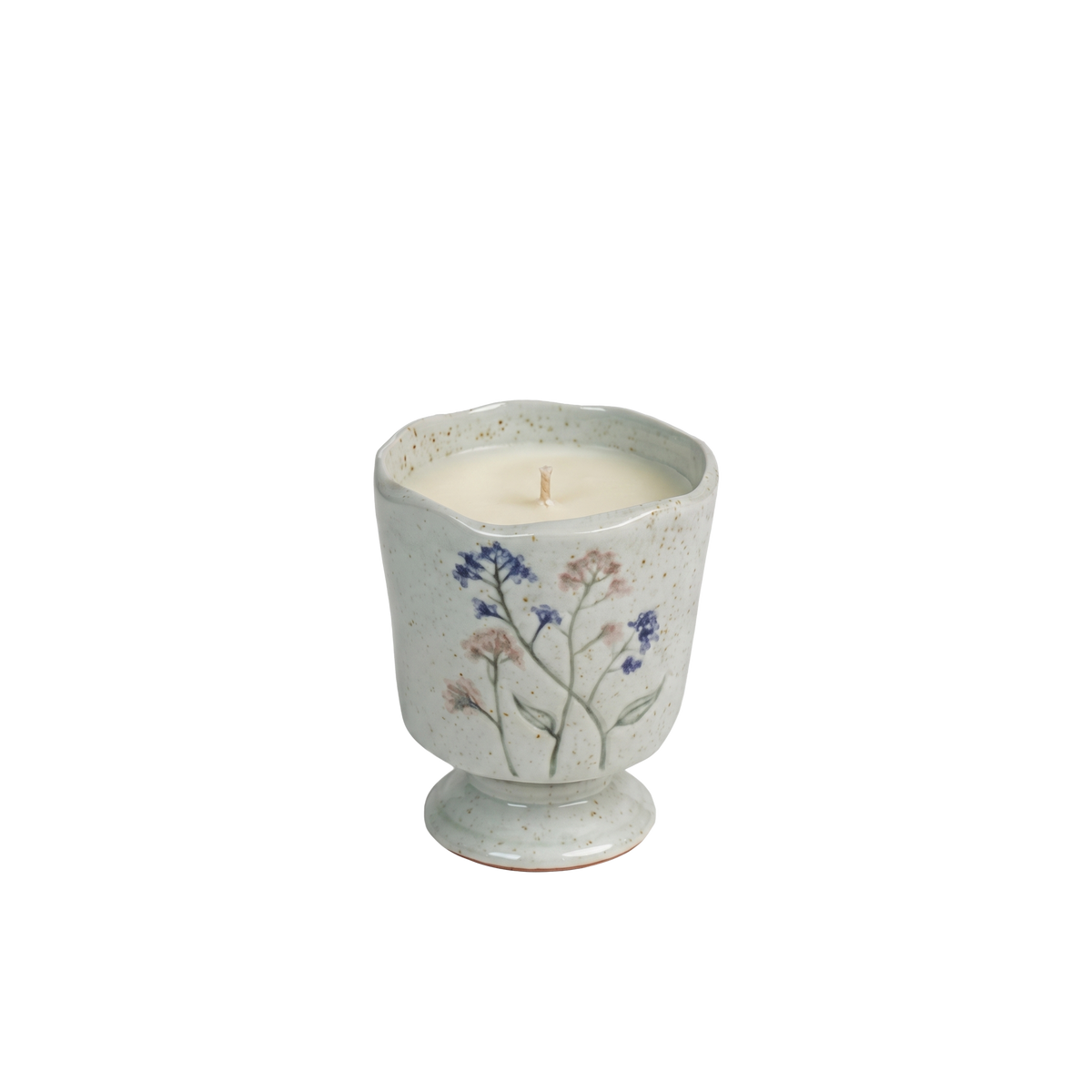 Meadow Footed Scented Candle Jar
