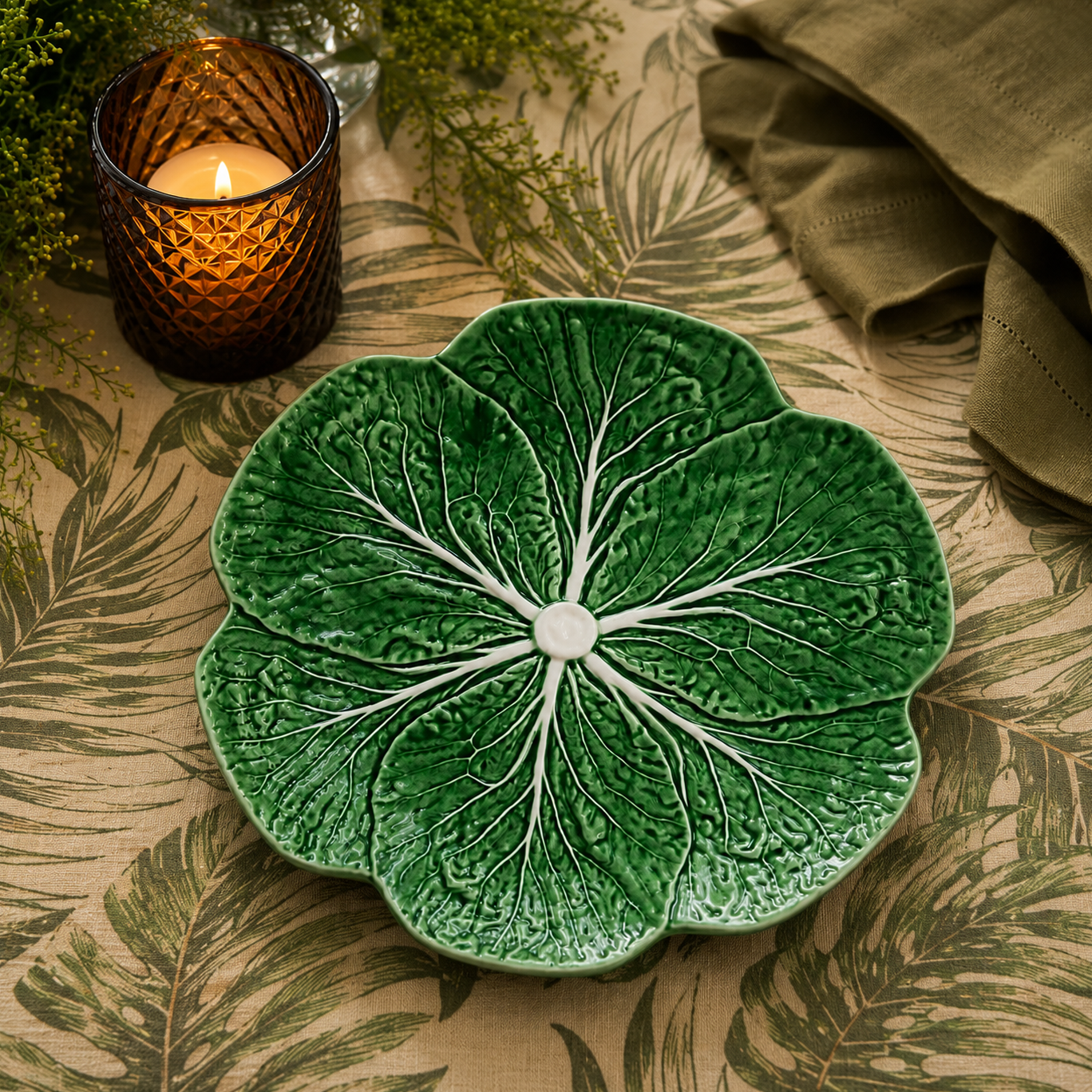 Cabbage Dinner Plate Green