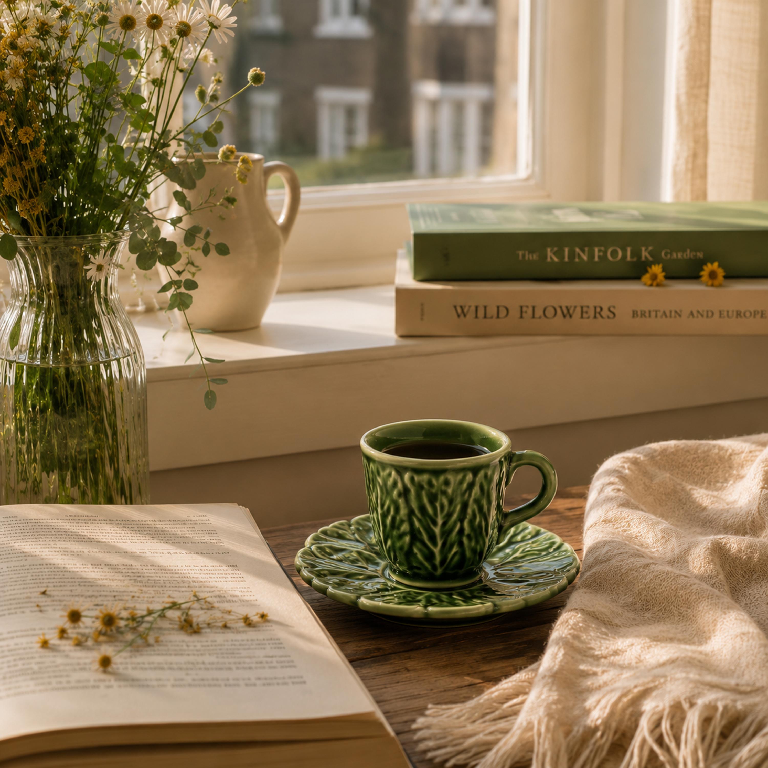 Cabbage Espresso Cup & Saucer