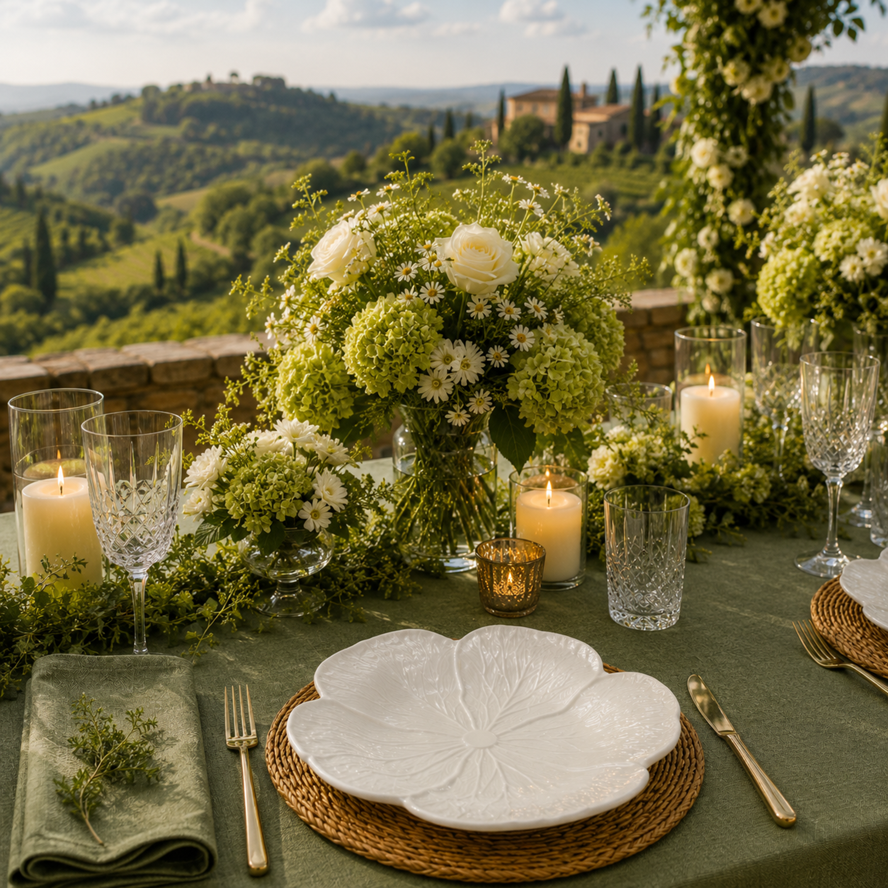 Cabbage Dinner Plate White