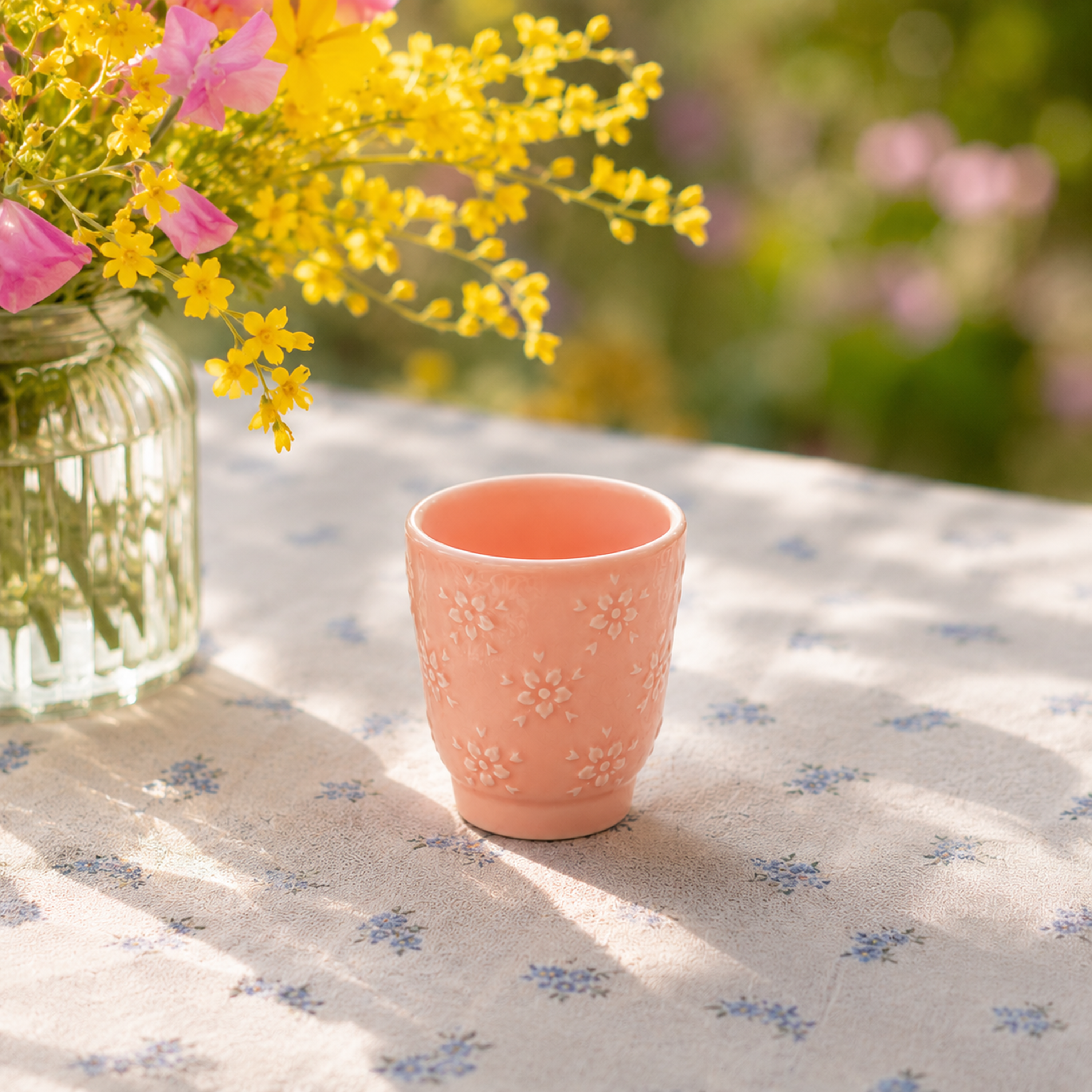 Flora Tea Cup Pink