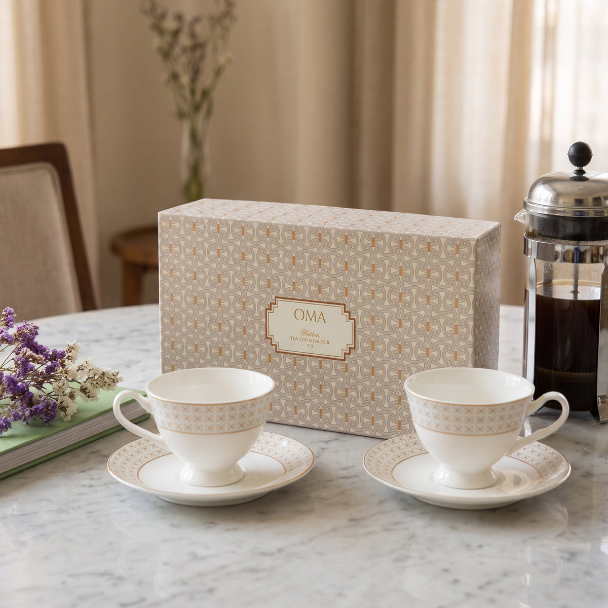 Rialton Tea Cup & Saucer S/2