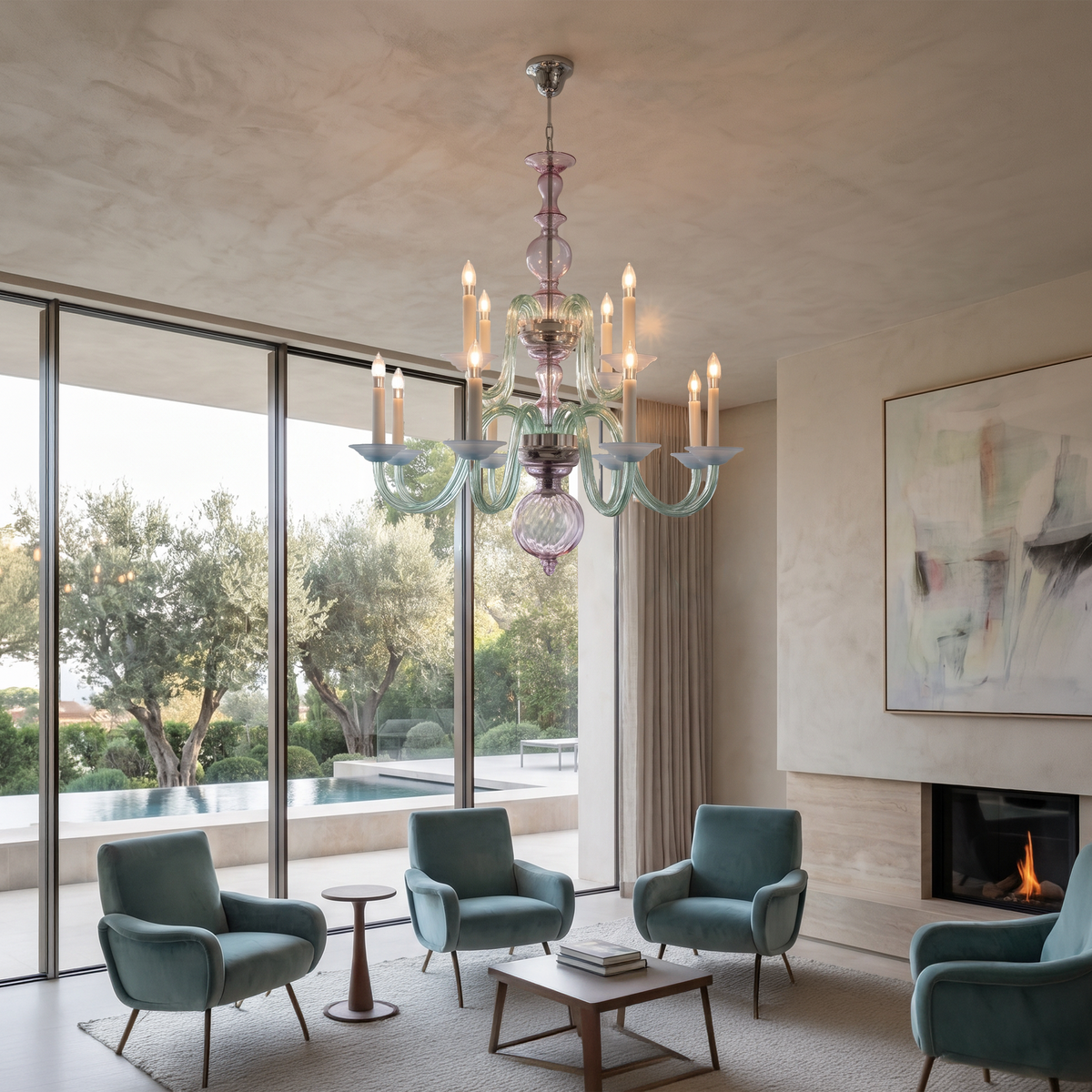 Sorbet Chandelier H98 cm