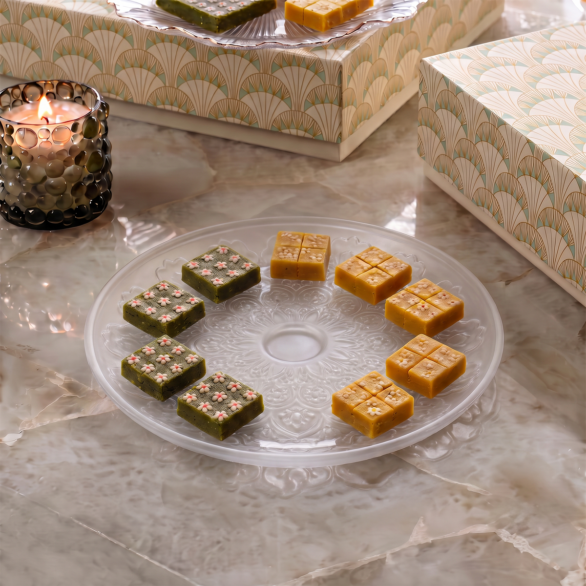 Petal Drift Decor Platter