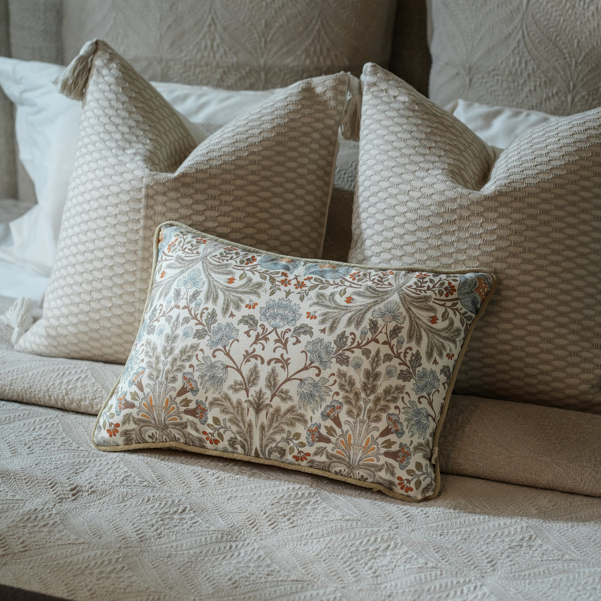 Cottagecore Printed Decorative Lumbar