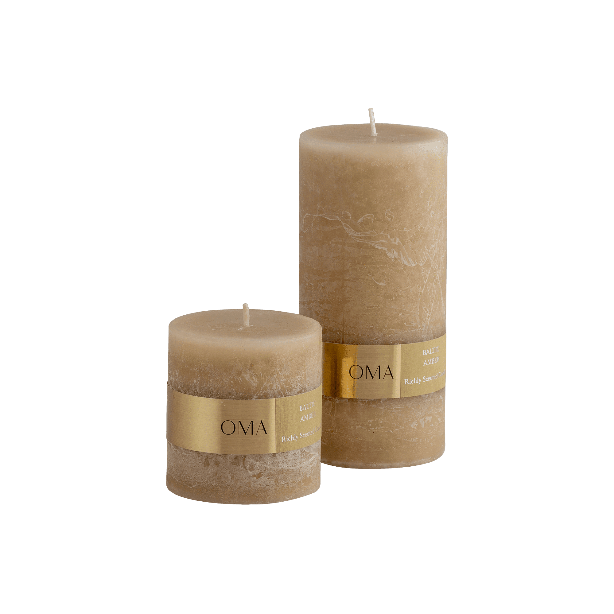 Baltic Amber Scented Pillar Candle