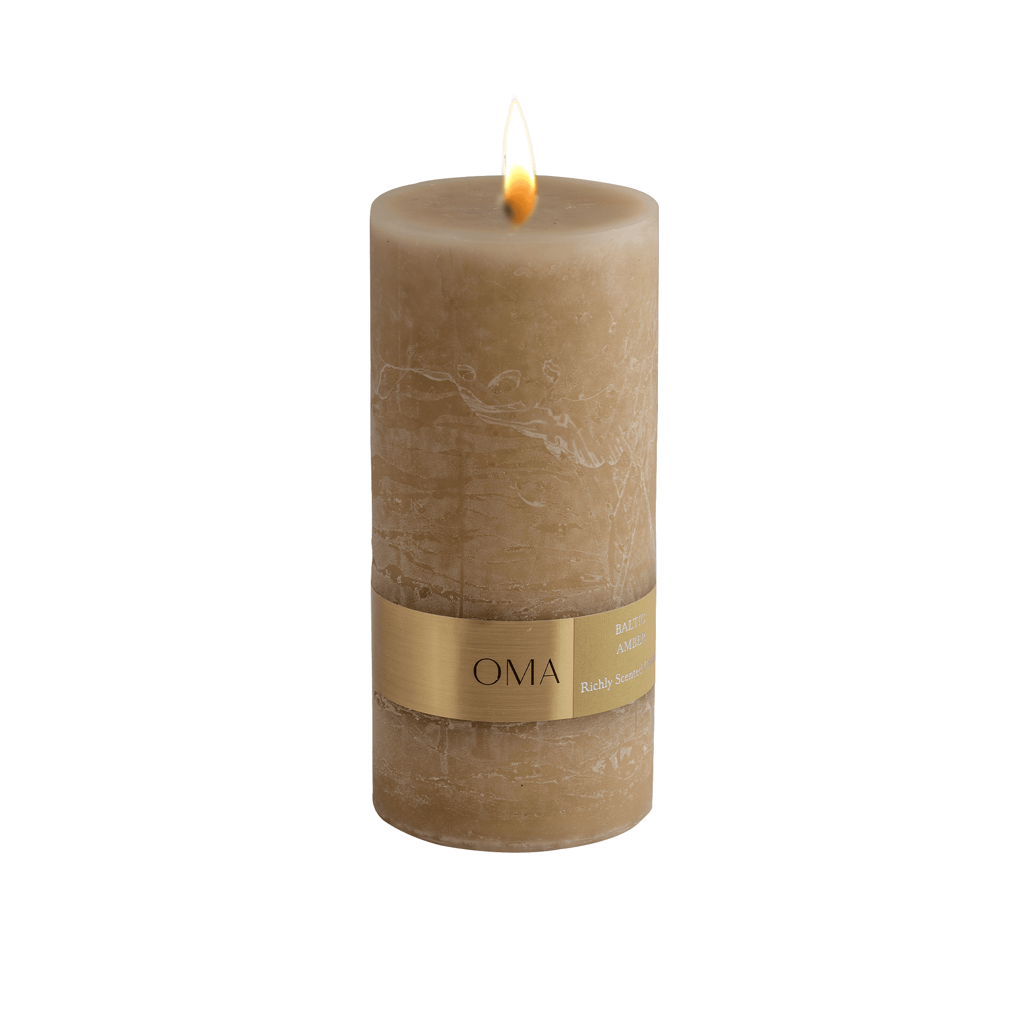 Baltic Amber Scented Pillar Candle