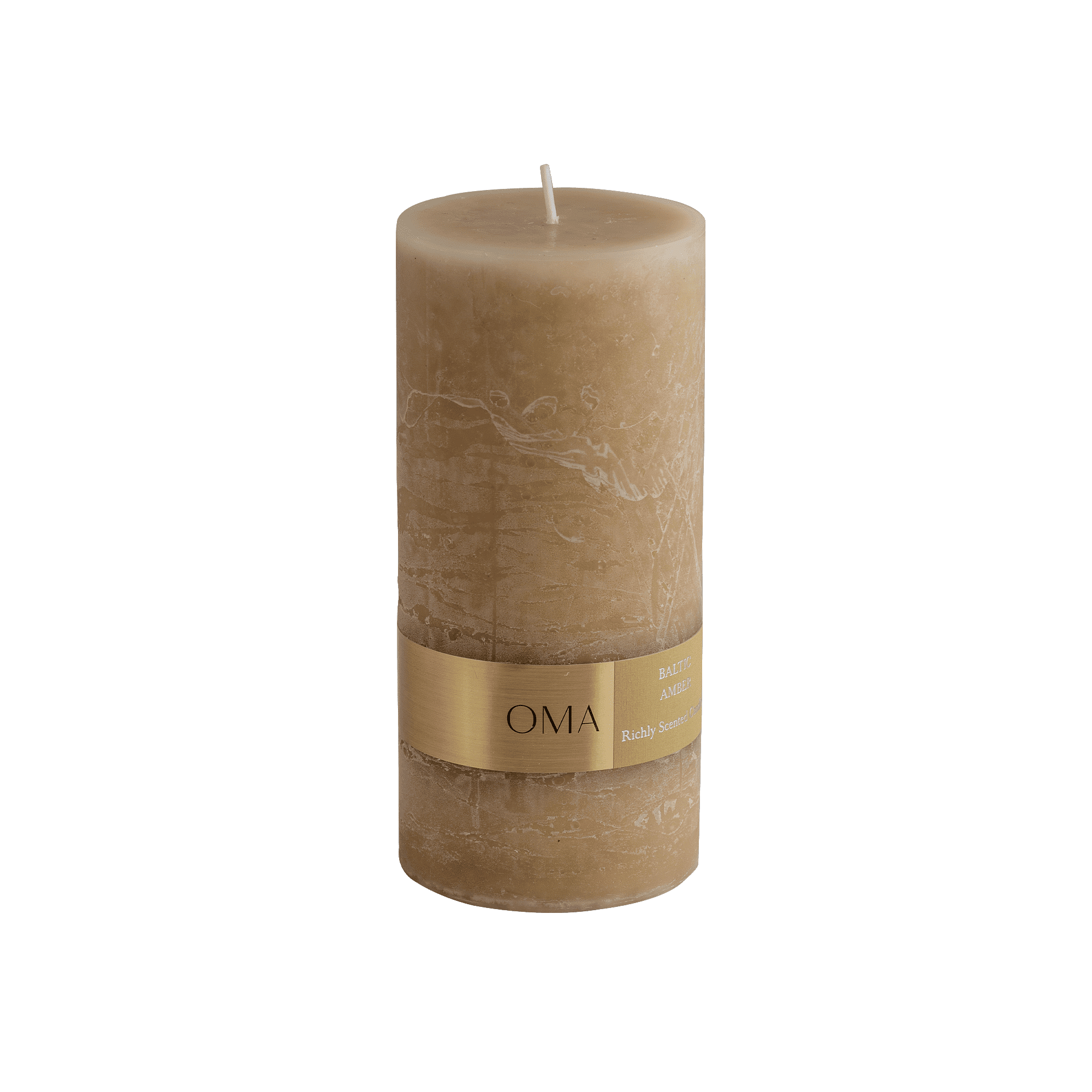 Baltic Amber Scented Pillar Candle