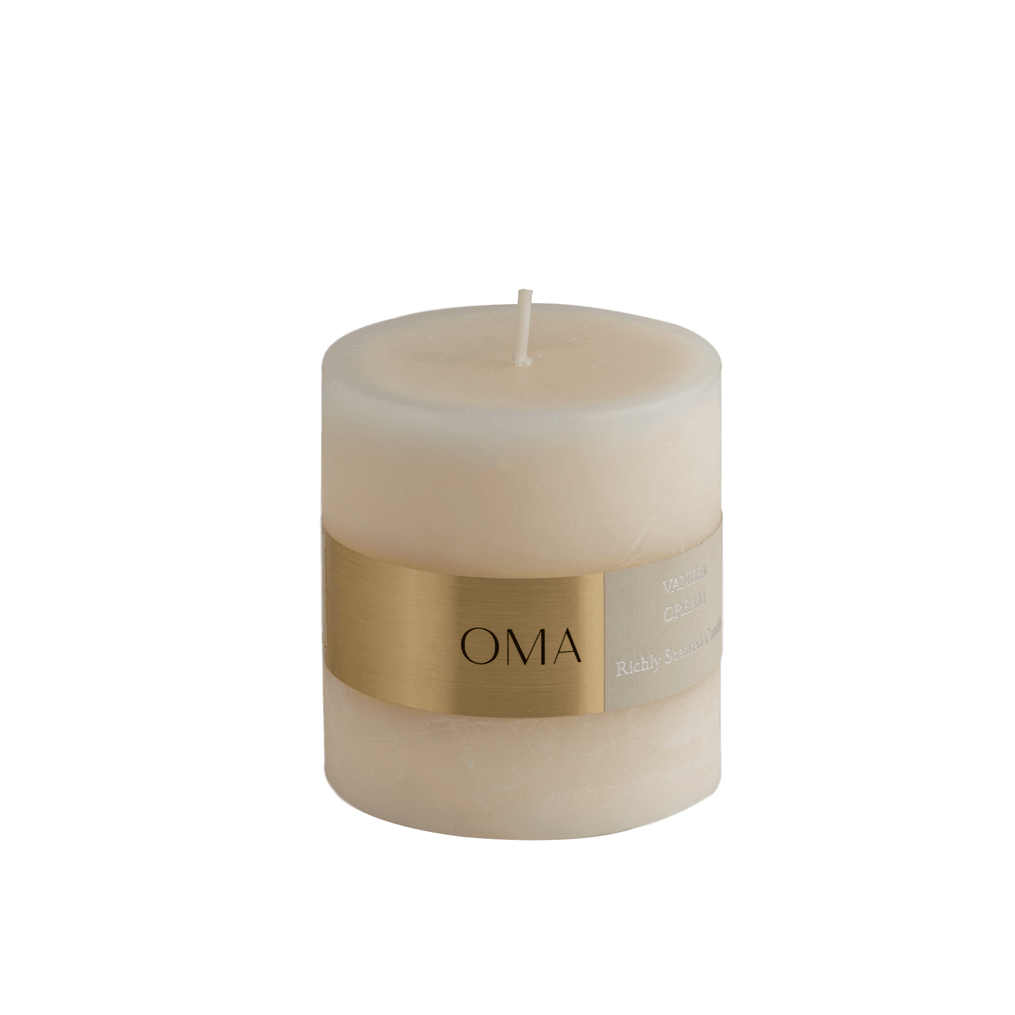 Vanilla Cream Scented Pillar Candle