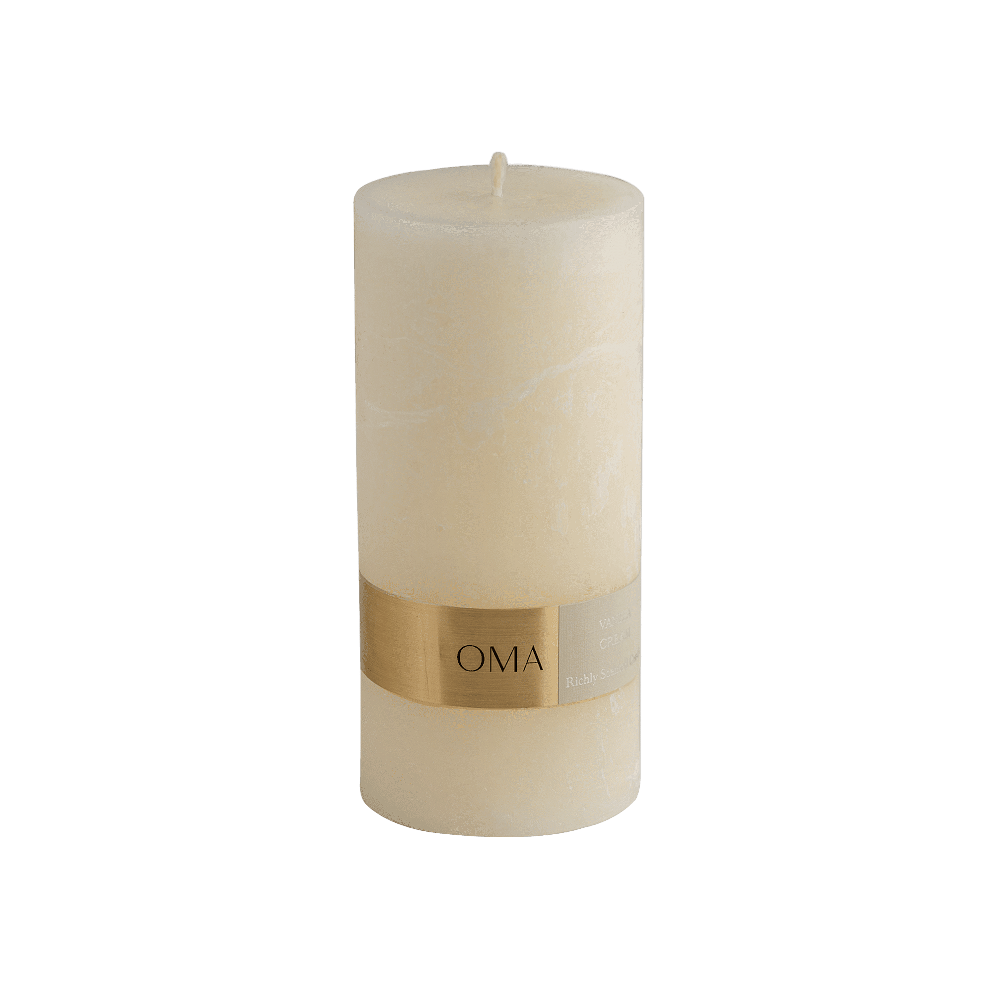 Vanilla Cream Scented Pillar Candle