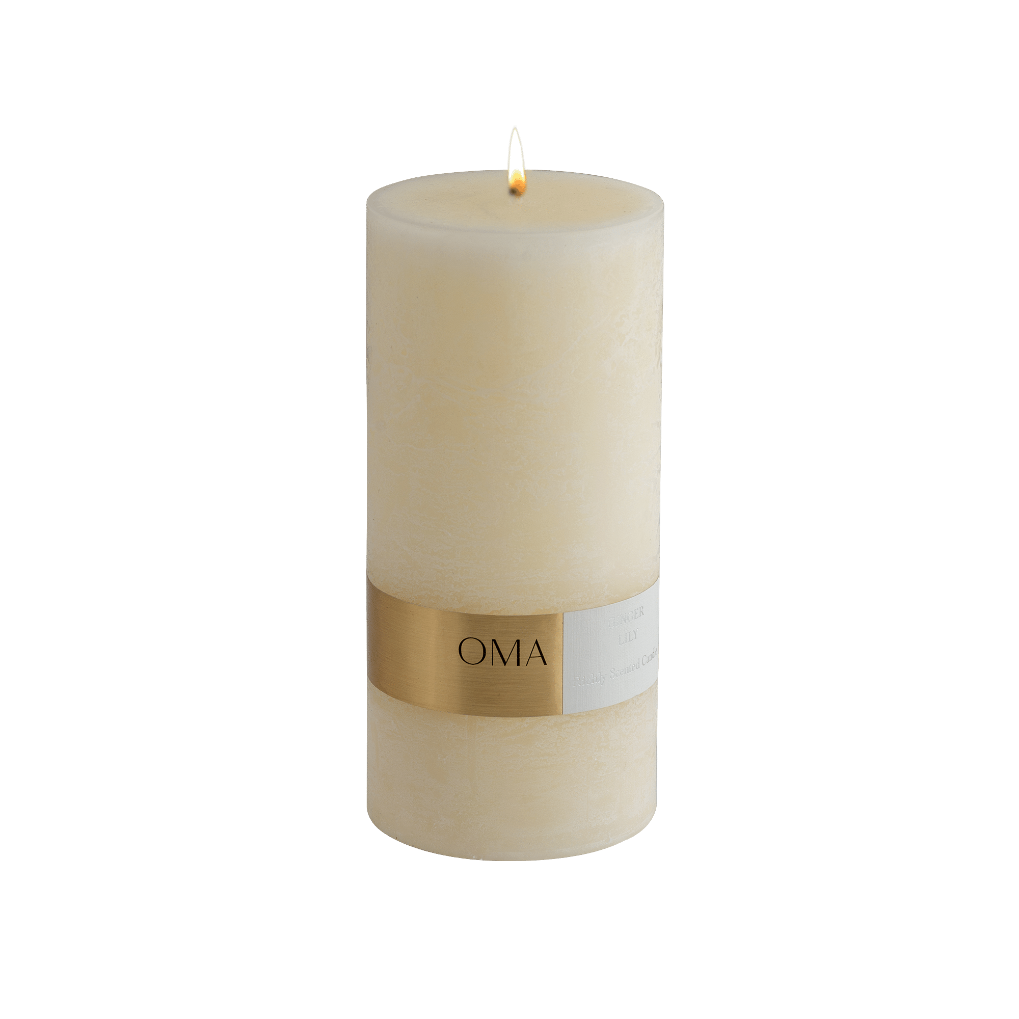 Ginger Lily Scented Pillar Candle