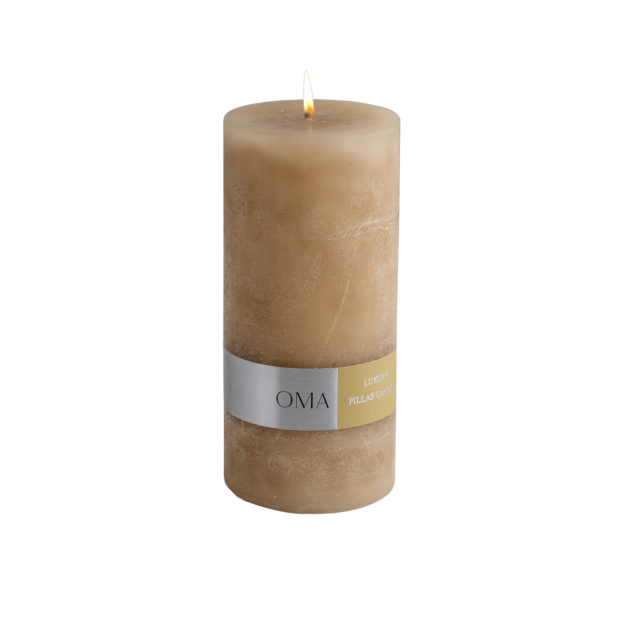 Deliciae Pillar Candle Beige