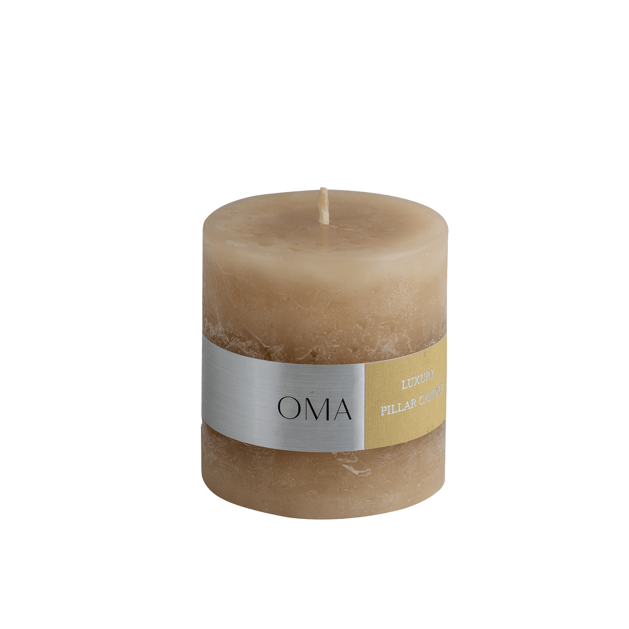 Deliciae Pillar Candle Beige