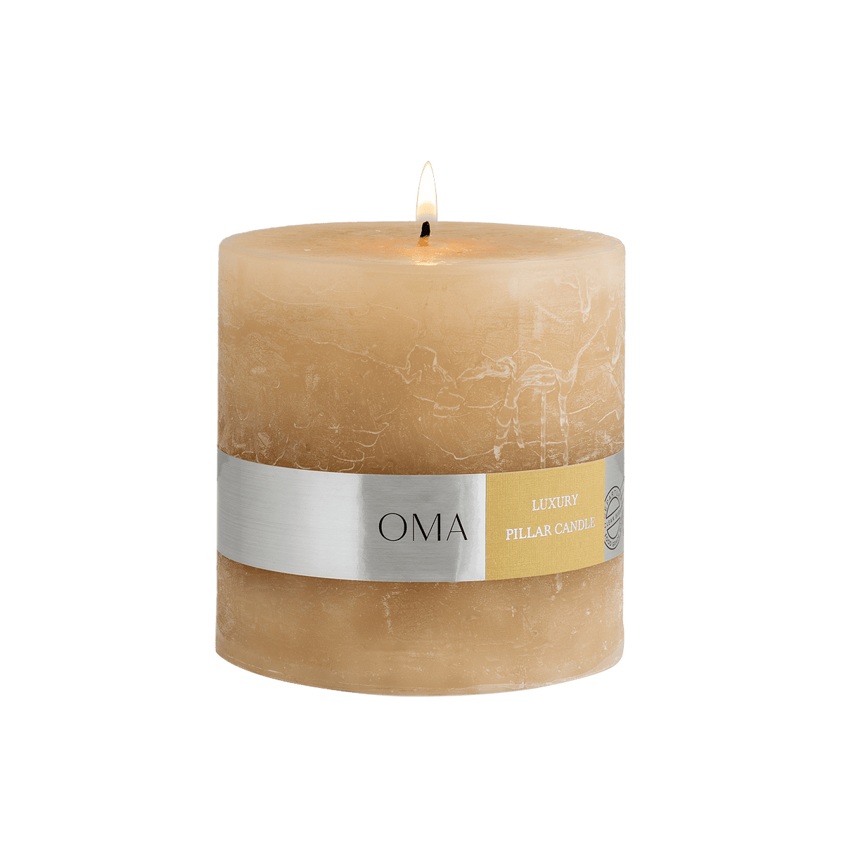 Deliciae Pillar Candle Beige