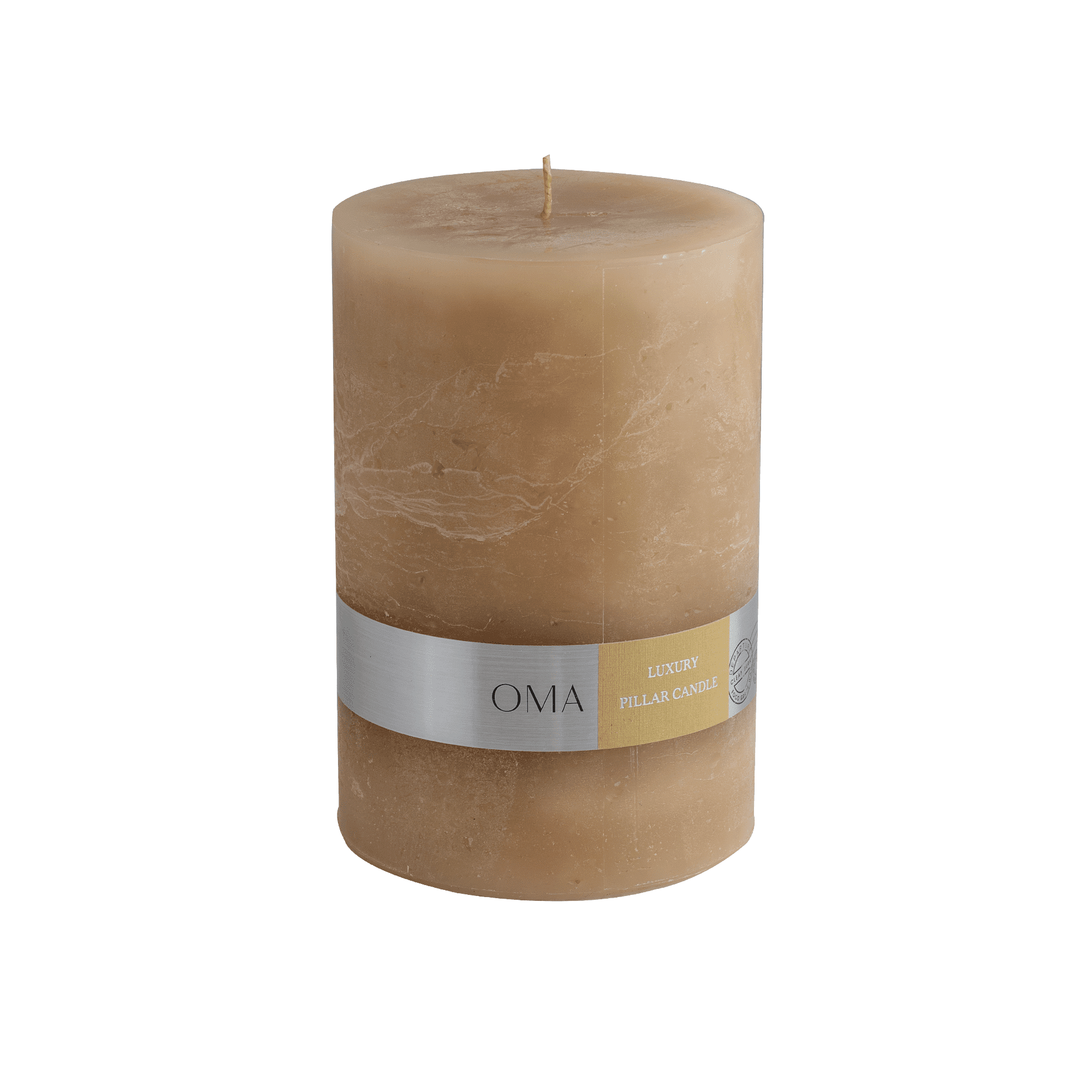 Deliciae Pillar Candle Beige