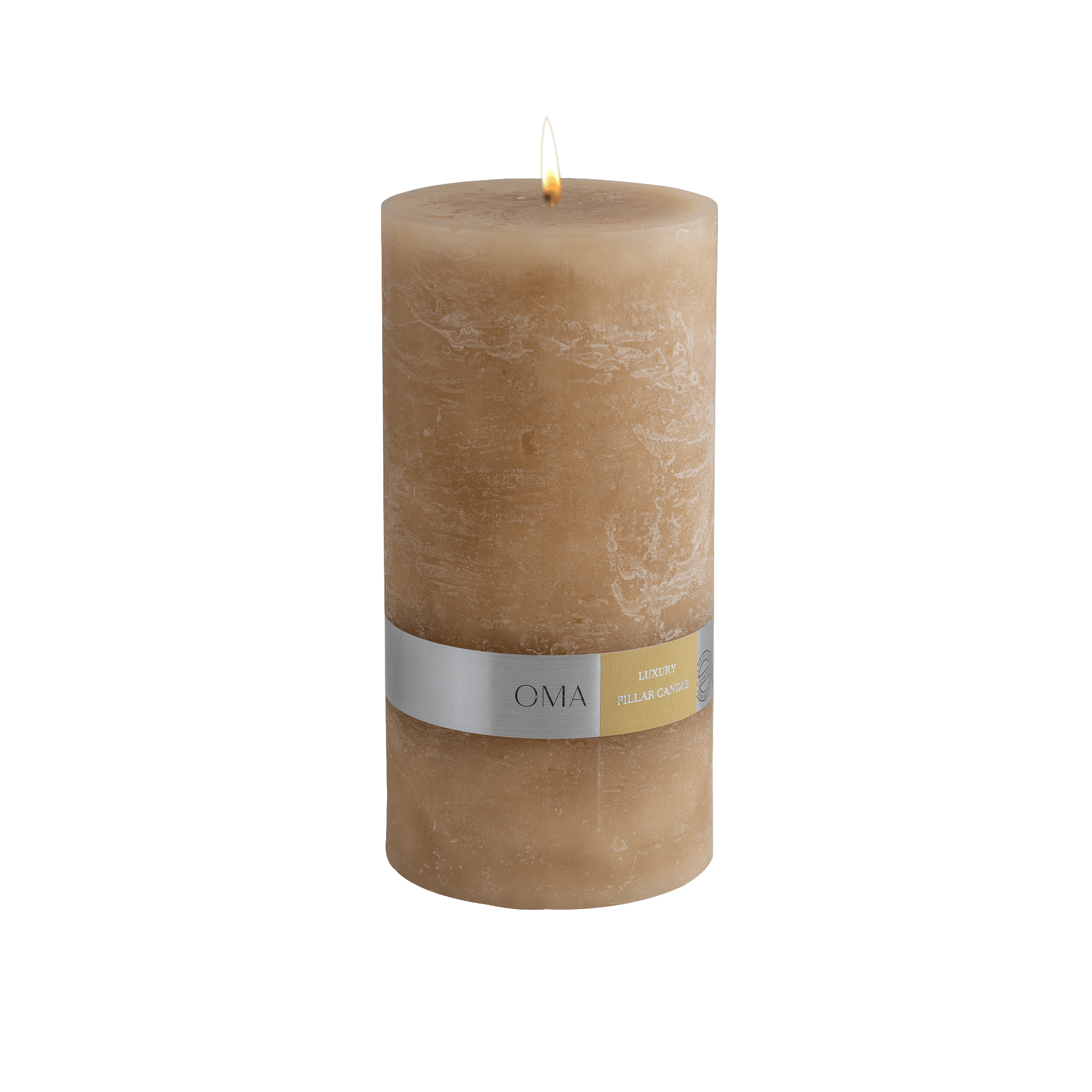 Deliciae Pillar Candle Beige