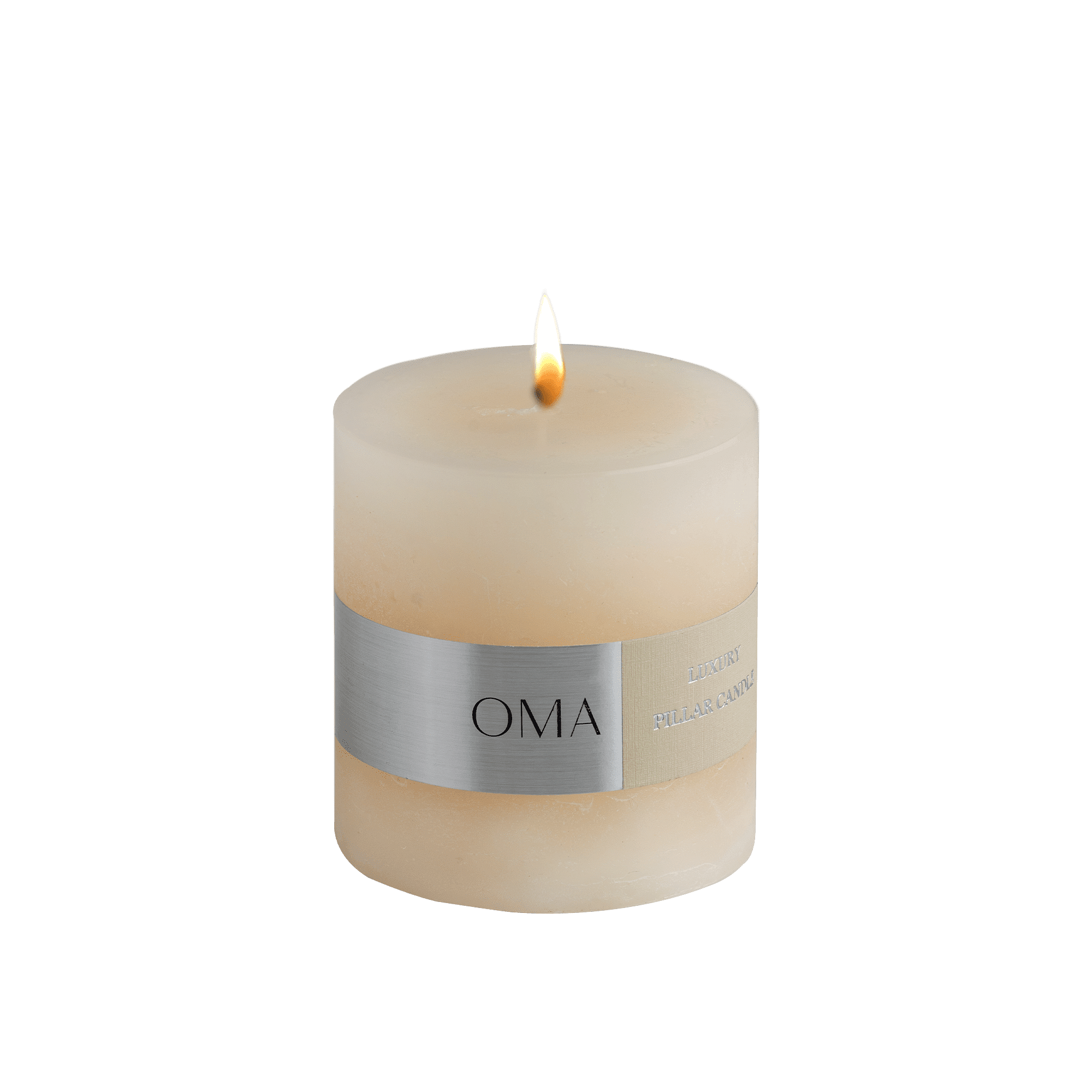 Deliciae Pillar Candle Ivory