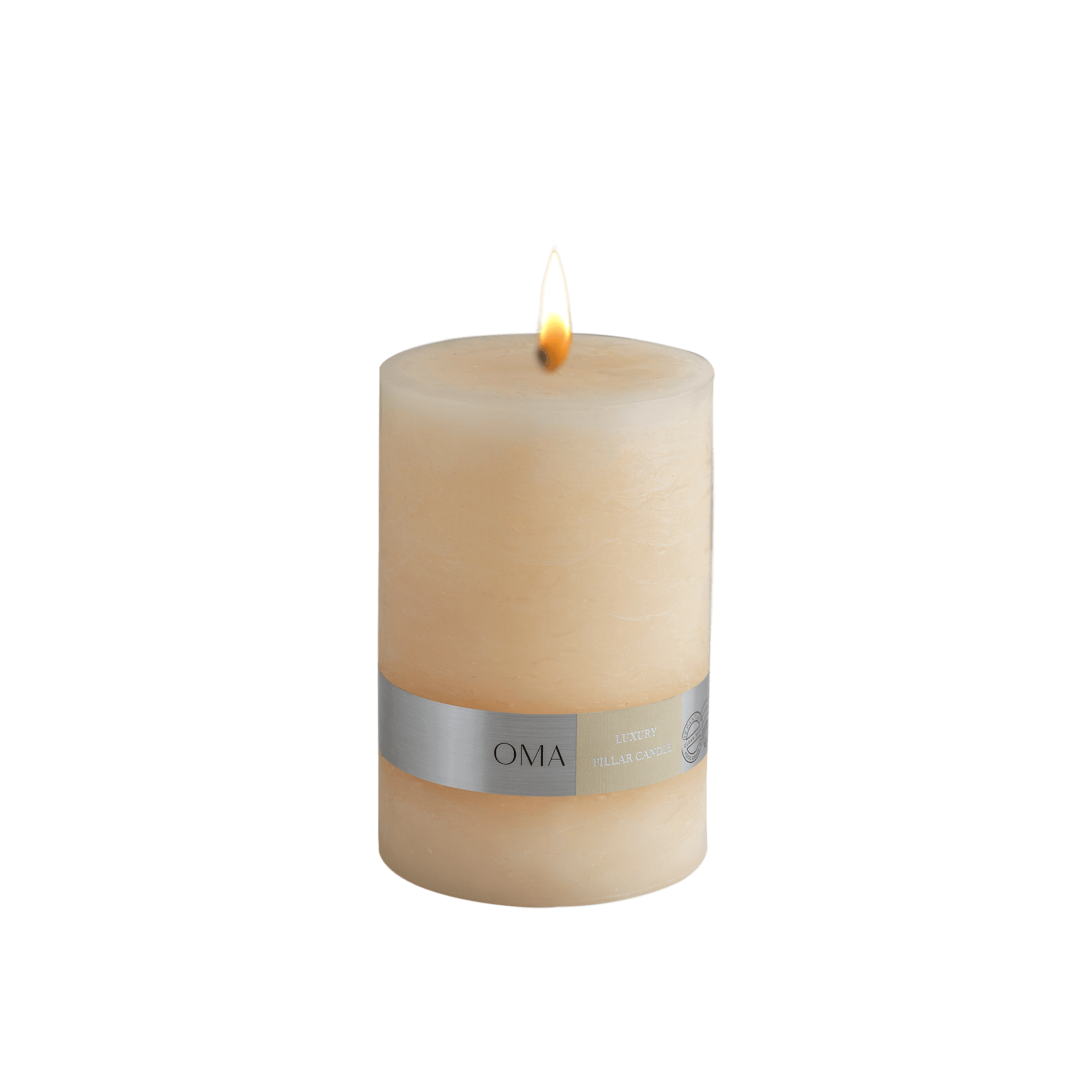 Deliciae Pillar Candle Ivory