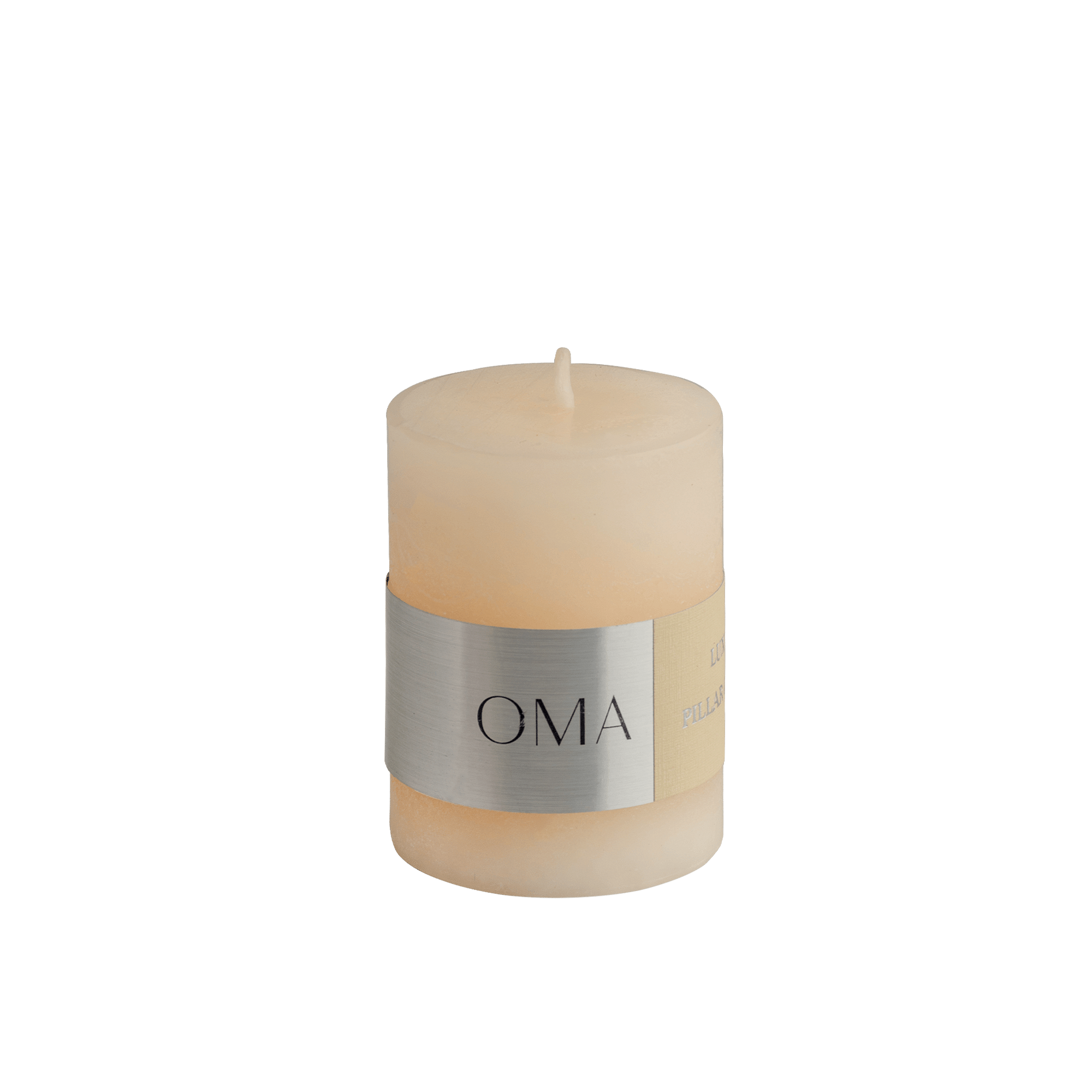 Deliciae Pillar Candle Ivory